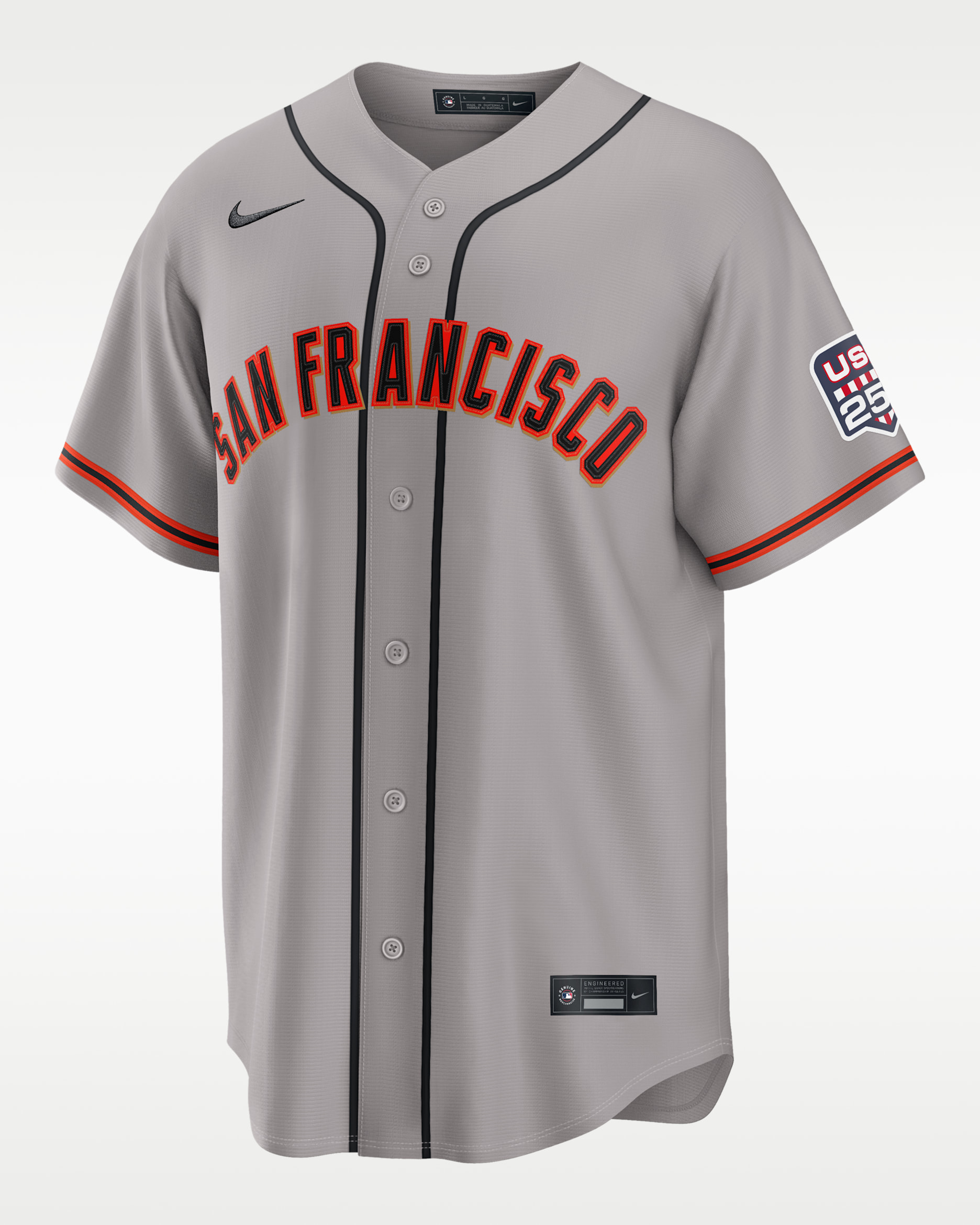 Jung Hoo Lee San Francisco Giants USA 250 Men's Nike MLB Stadium Jersey - Grey