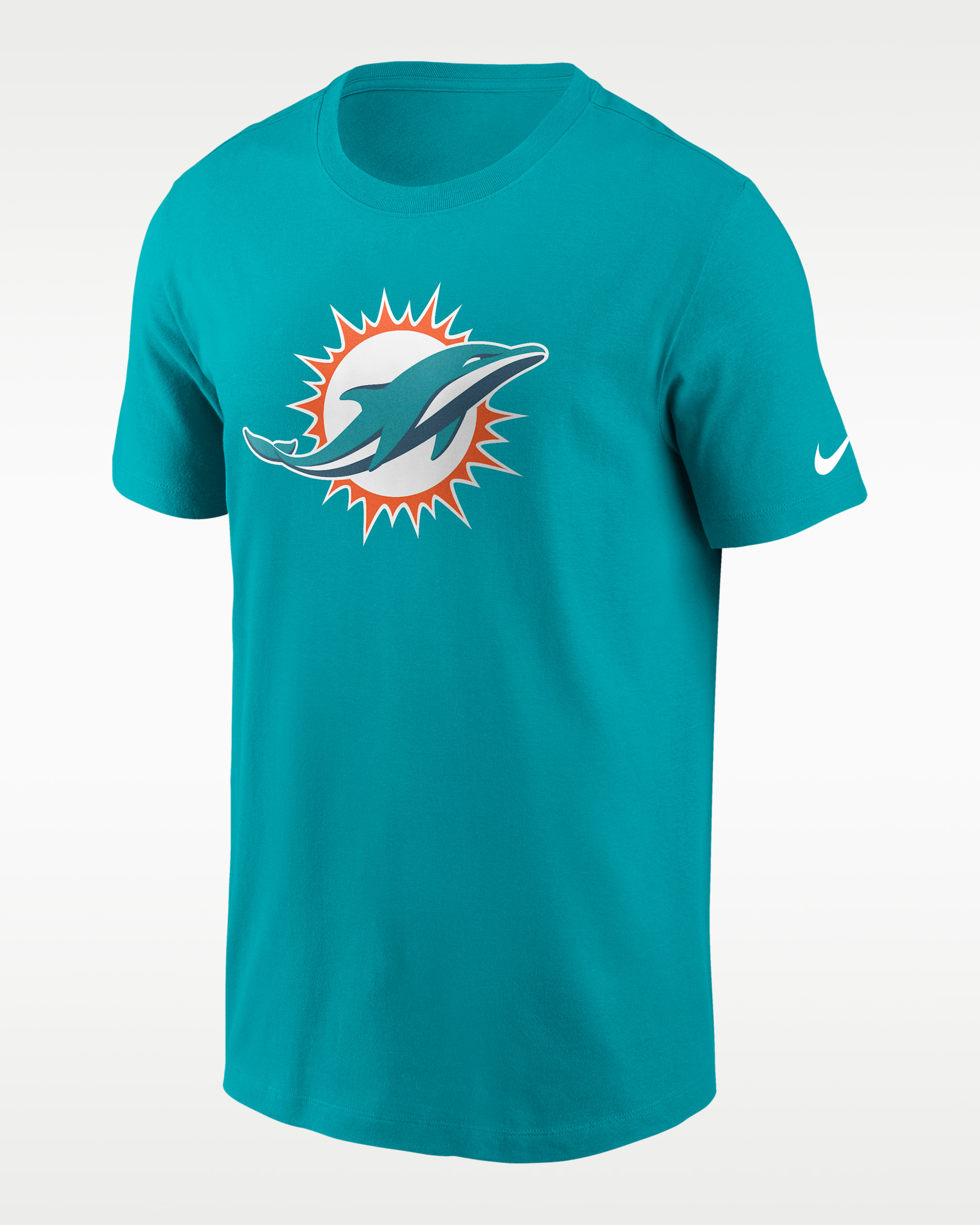 Miami Dolphins Logo Essential Men's Nike NFL T-Shirt - Aqua