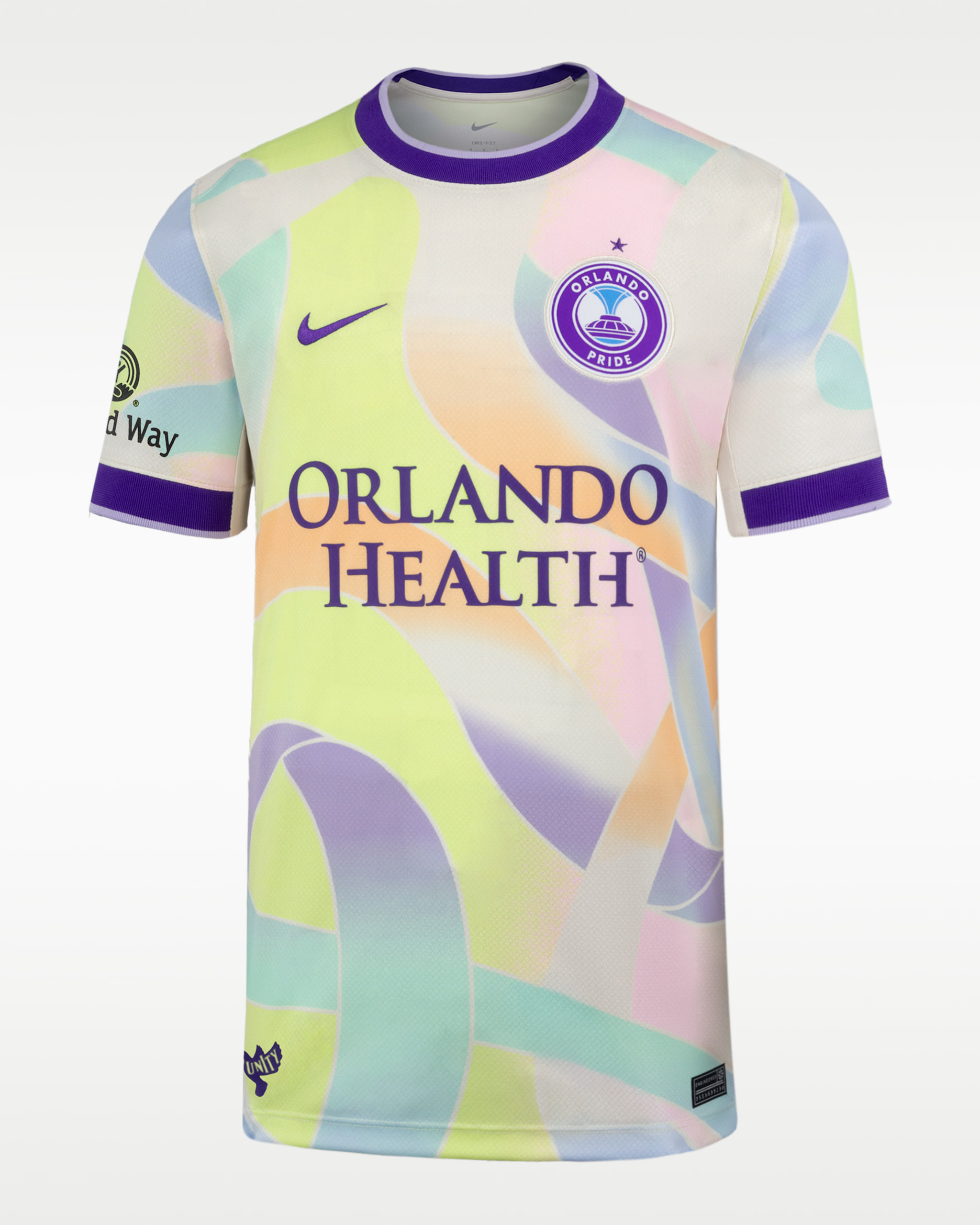 Marta Orlando Pride Big Kids' NWSL Replica Jersey - Light Orewood Brown
