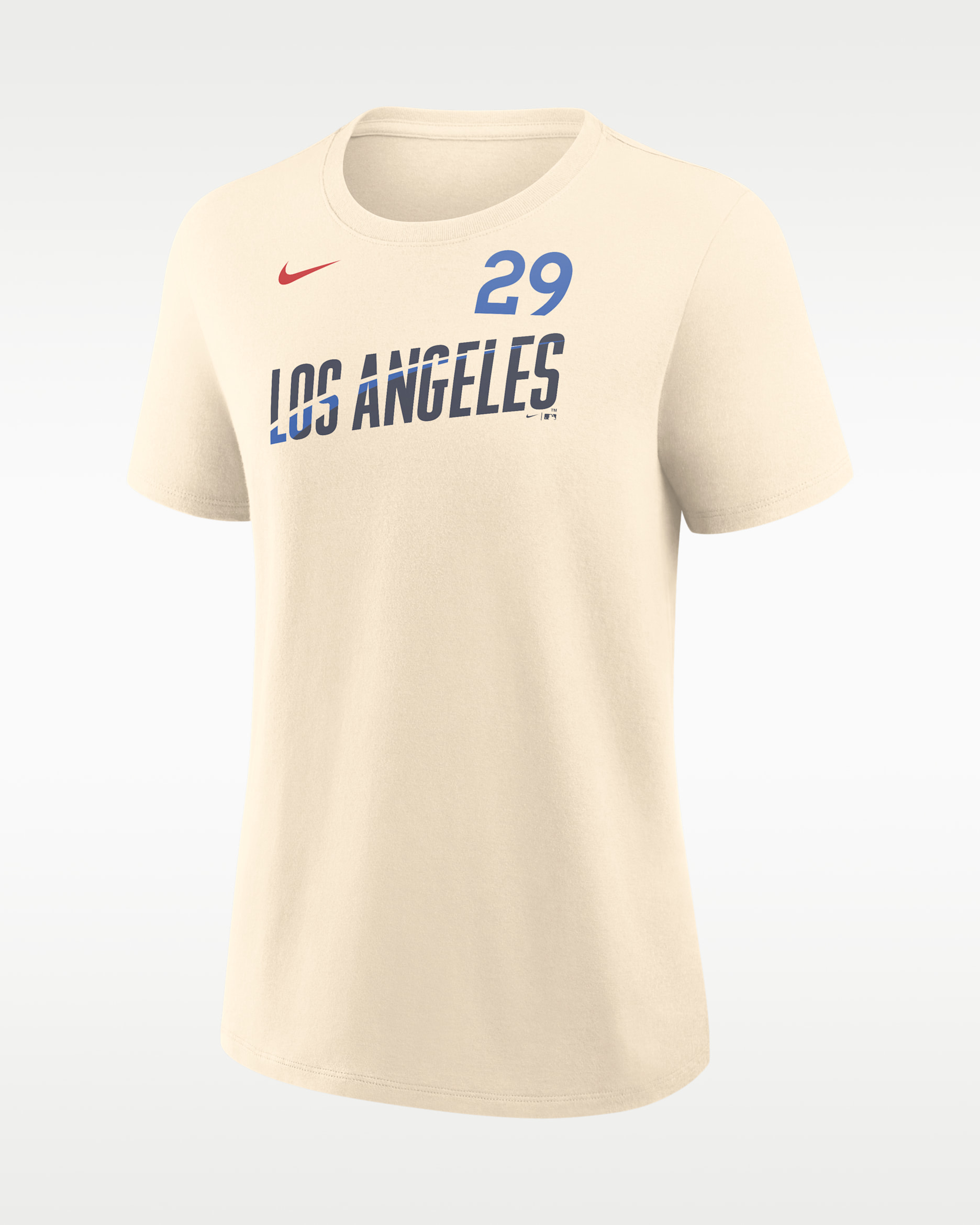Tarik Skubal Los Angeles Dodgers City Connect Women's Nike MLB T-Shirt - Cream