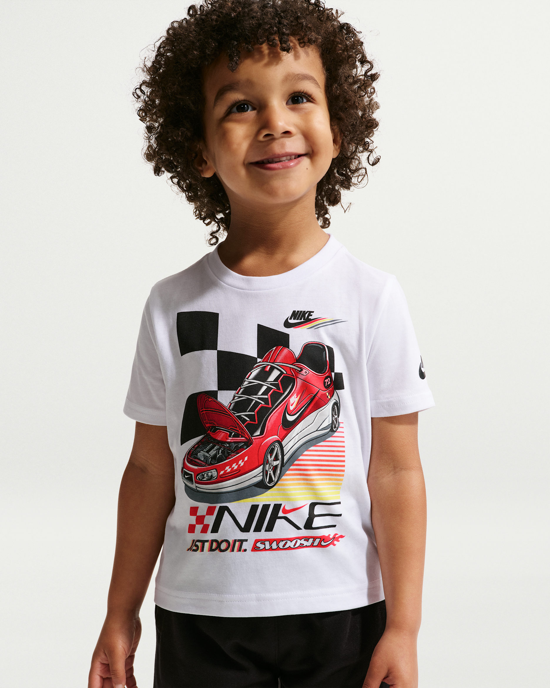 Nike Toddler Victory Lap Jersey T-Shirt - White
