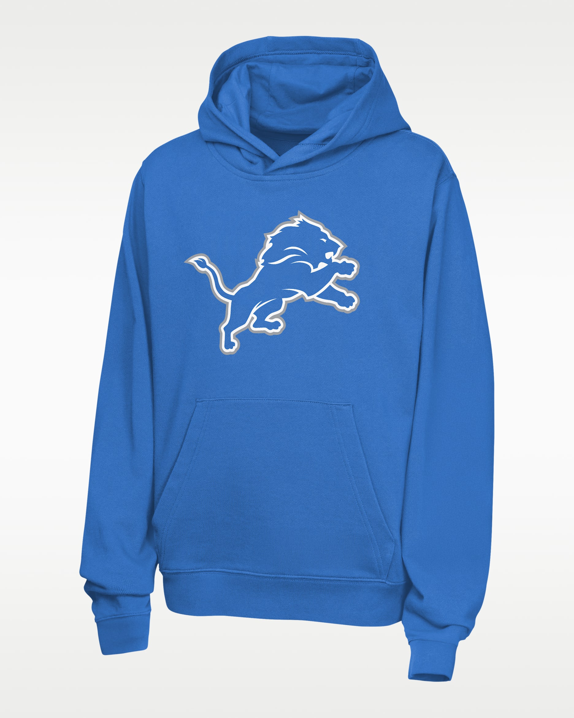 Sudadera con gorro sin cierre Nike de la NFL para niños talla grande Jahmyr Gibbs Detroit Lions - Azul