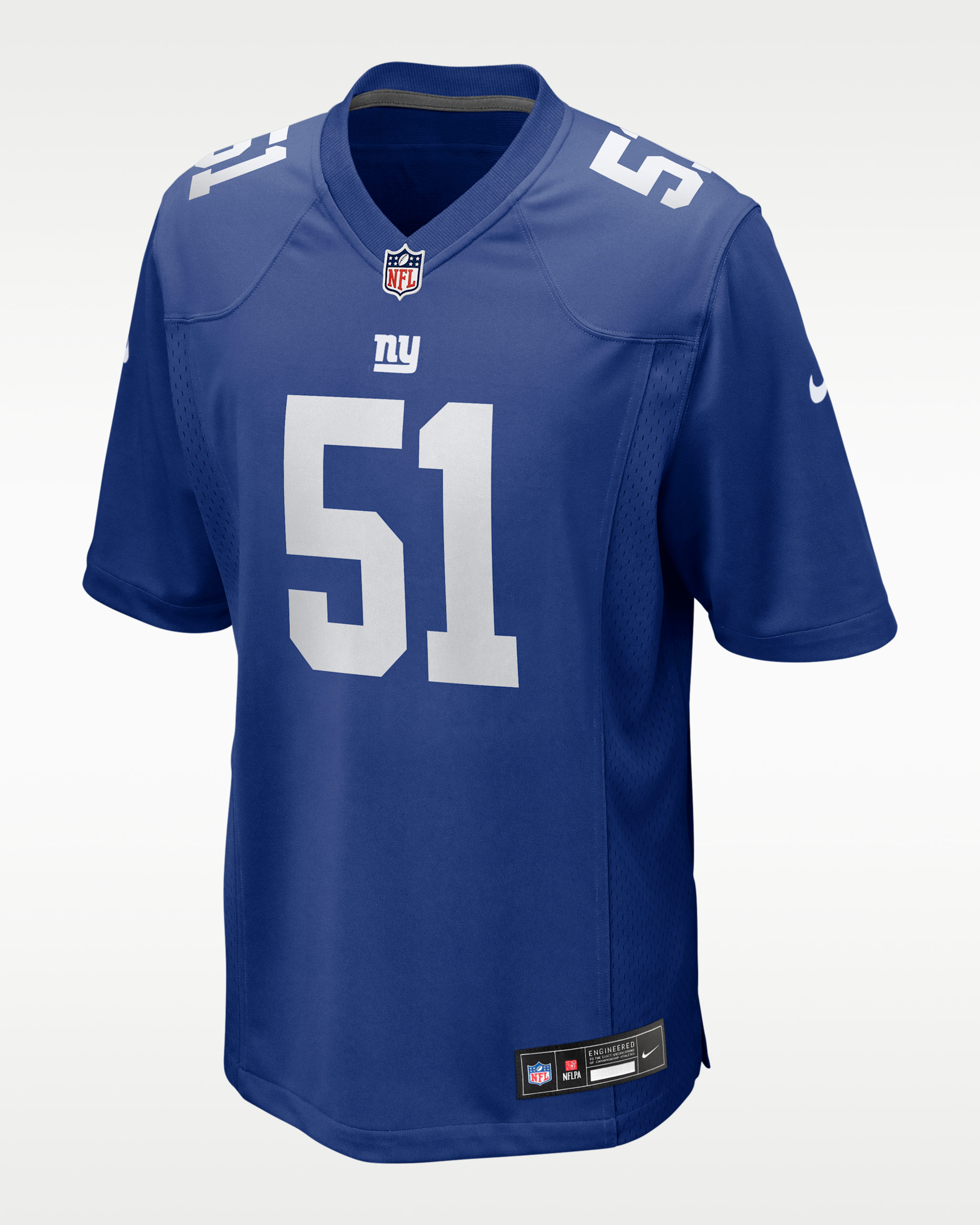 Jersey Nike de la NFL Game para hombre Abdul Carter New York Giants 2025 NFL Draft First Round Pick - Royal