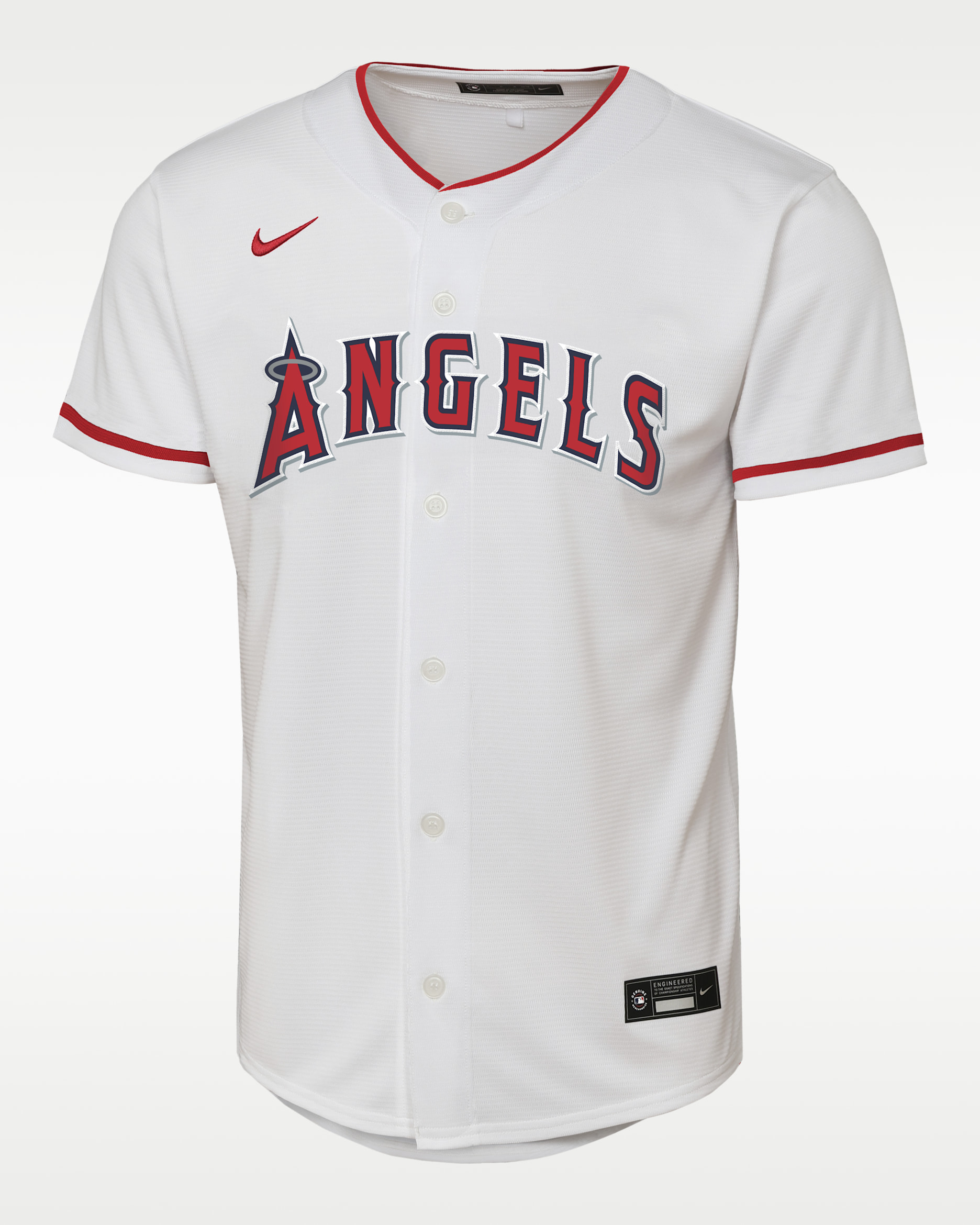 Mike Trout Los Angeles Angels Baseline Big Kids' Nike MLB Home Replica Jersey - White
