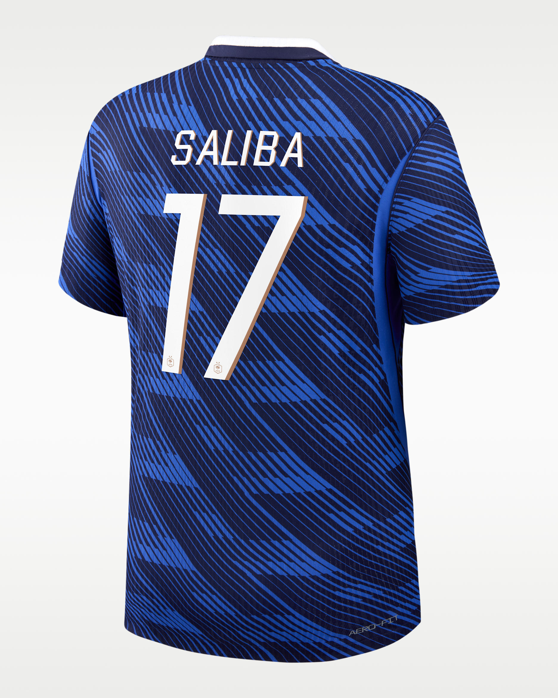 Jersey de fútbol Nike Dri-FIT ADV de la selección nacional de Francia local 2026 Match William Saliba para hombre - Azul