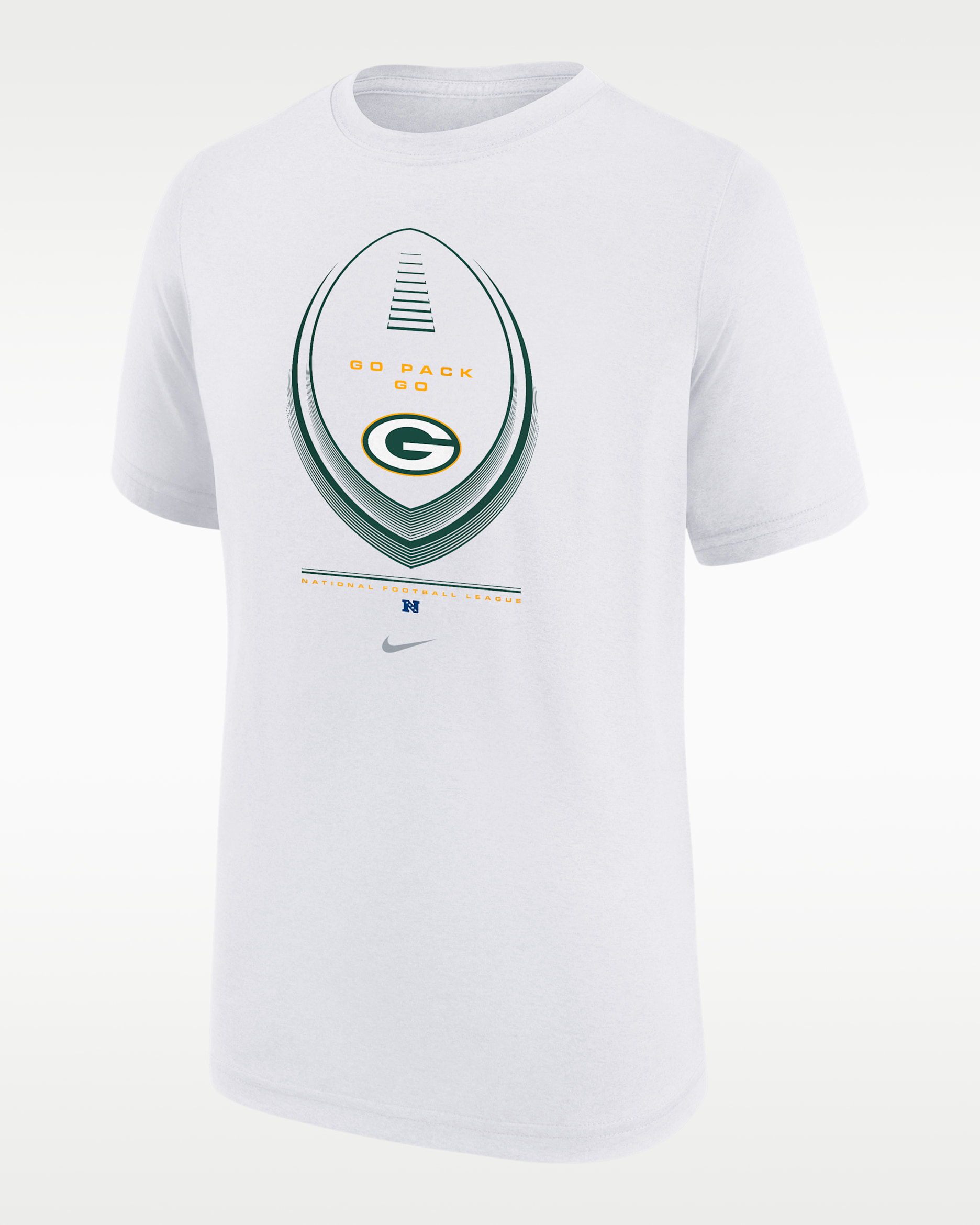 Playera Nike Dri-FIT de la NFL para niños talla grande Green Bay Packers Icon Legend Edition - Blanco