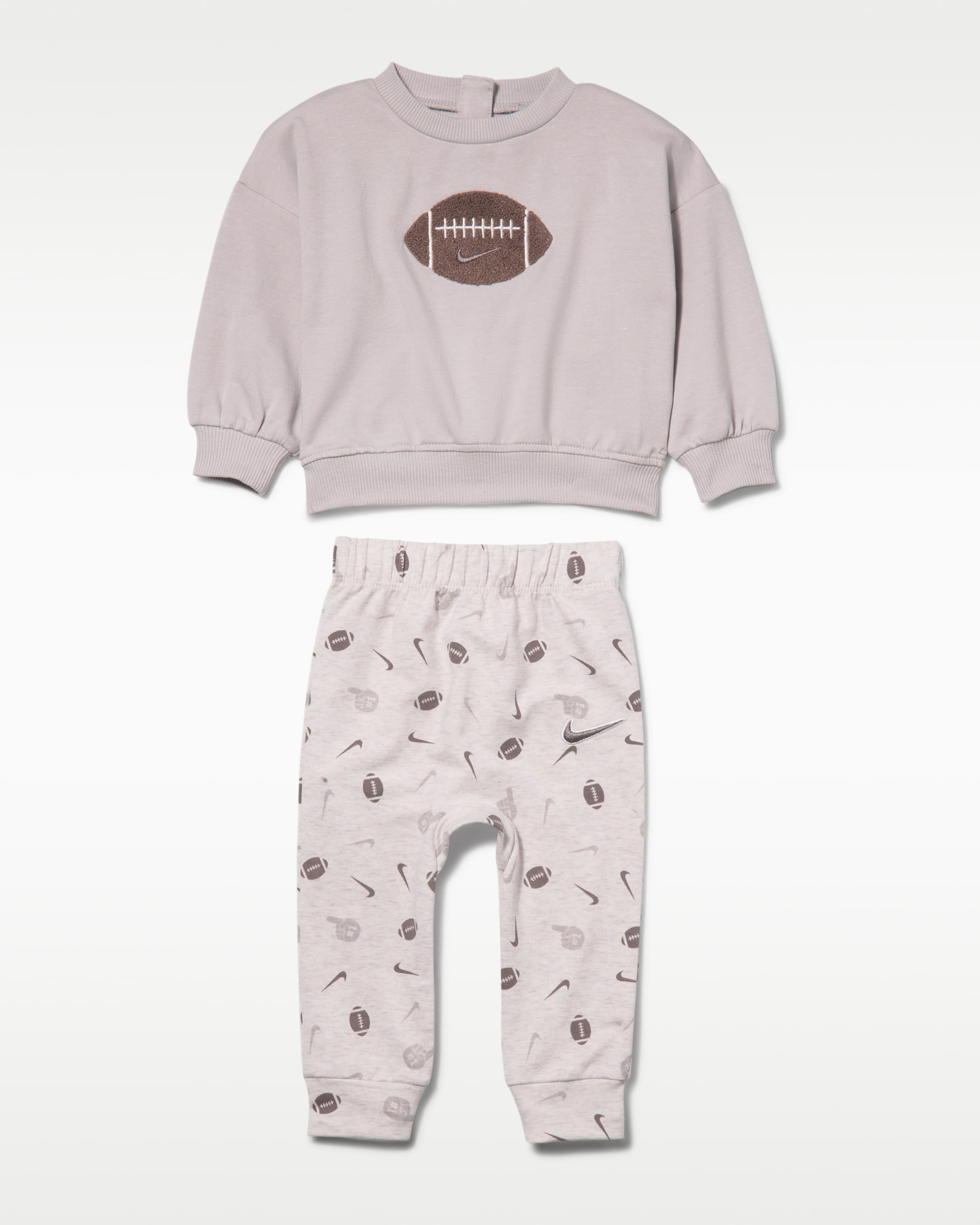 Nike Ready, Set, Grow! Baby (0-9M) 2-Piece Set - Pale Ivory