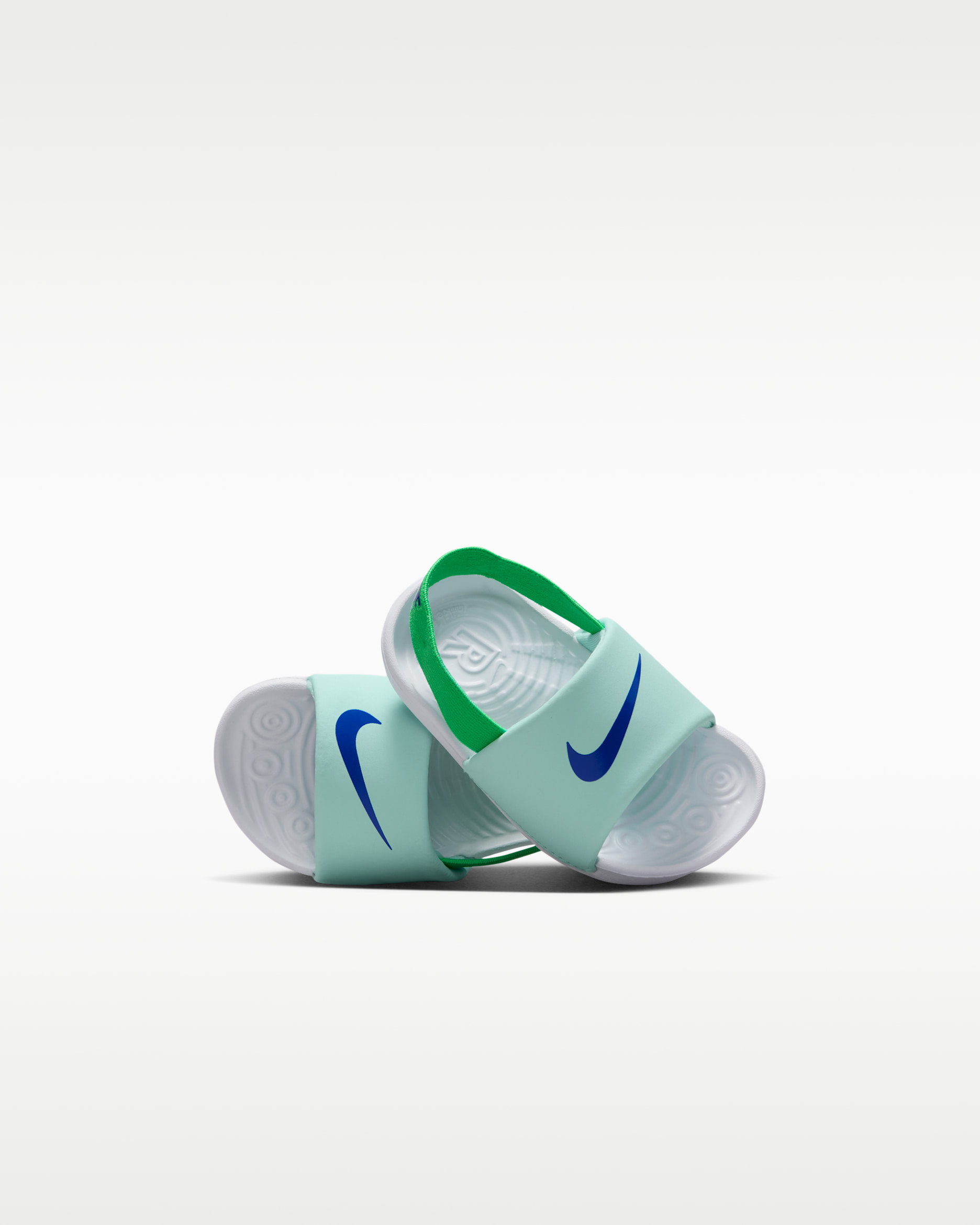 Nike Kawa Baby/Toddler Slides - Arctic Green/Green Spark/White/Racer Blue
