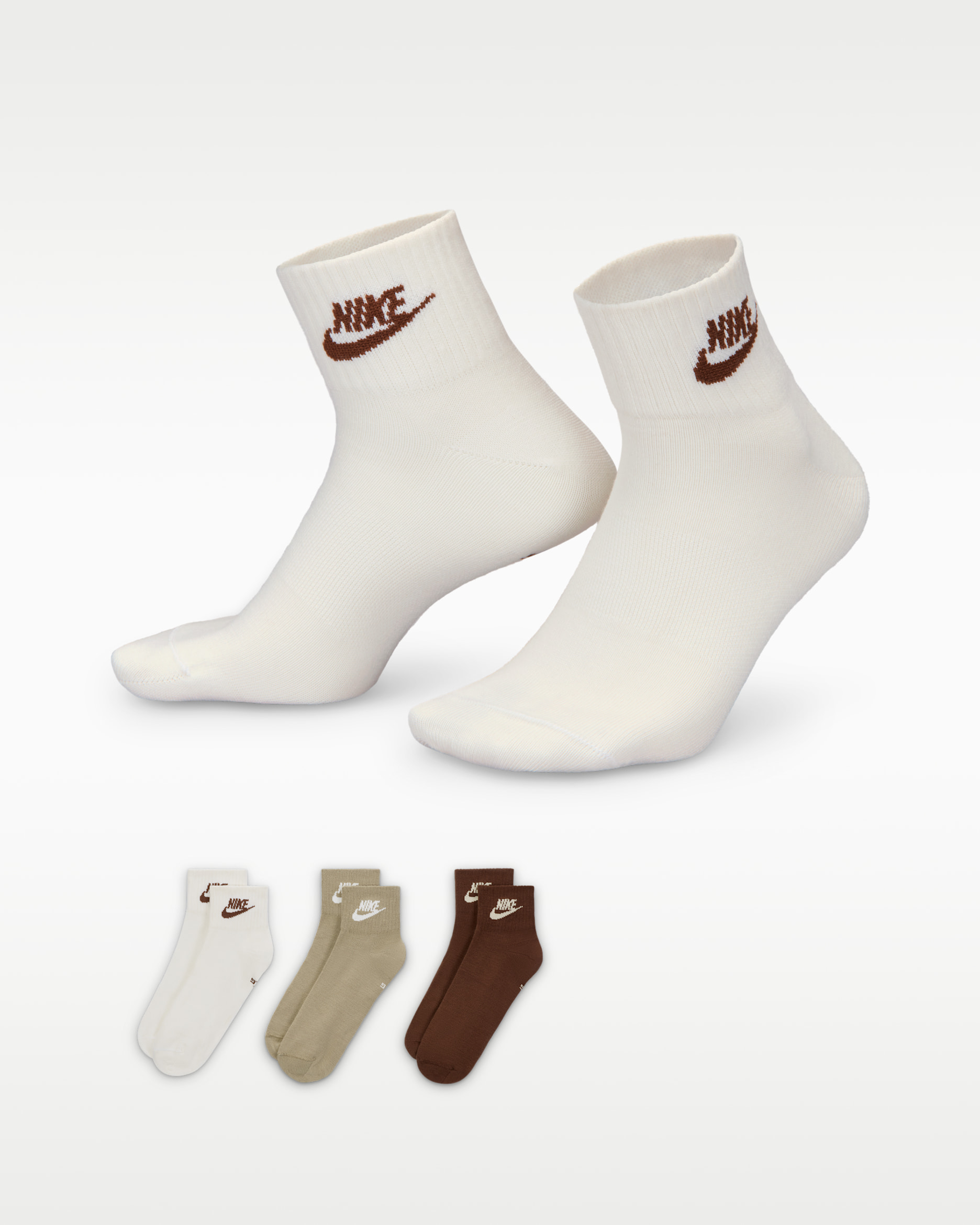Calze alla caviglia Nike Everyday Essential (3 paia) - Multicolore
