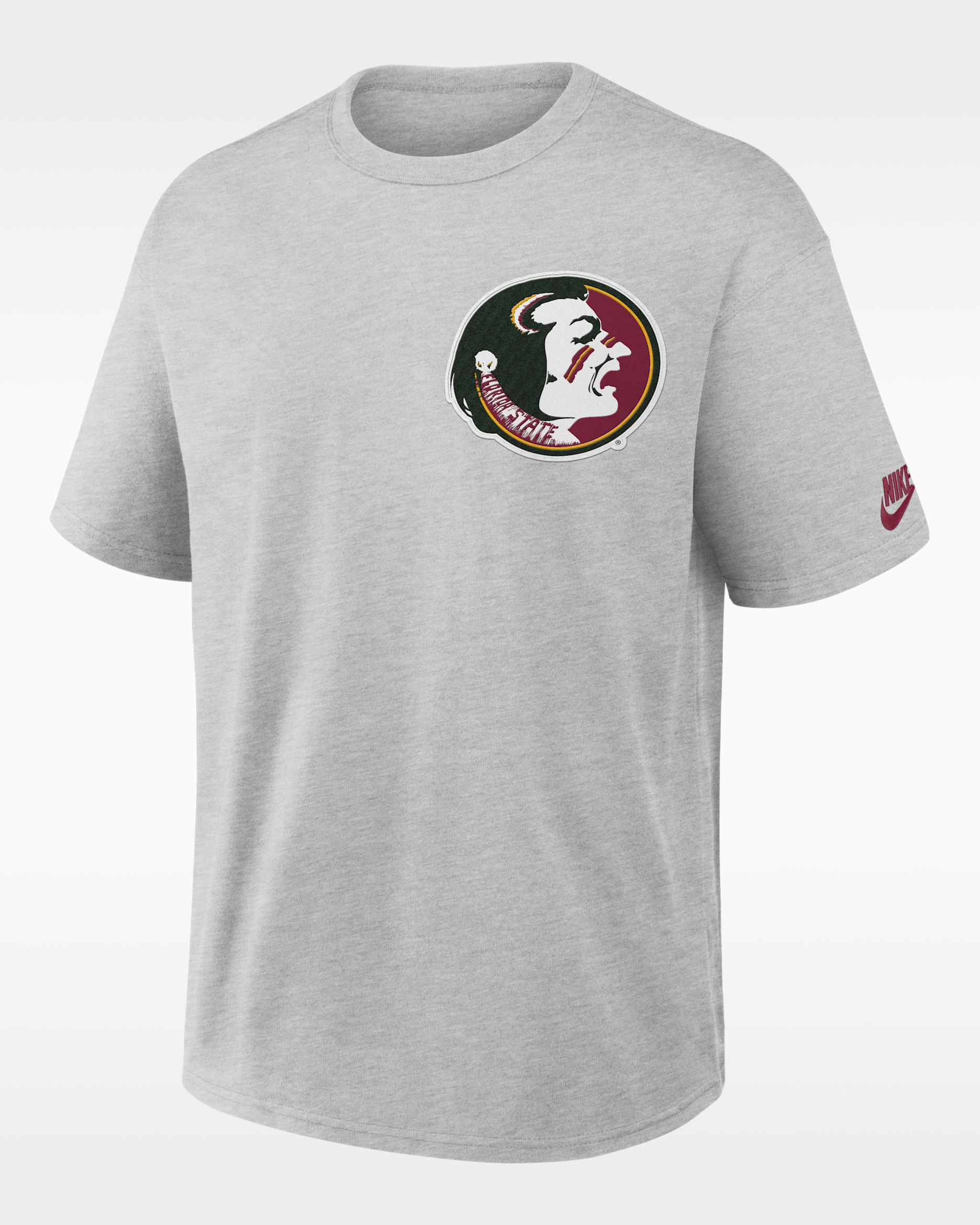 Florida State Legacy Max90 Men's Nike College T-Shirt - Grey Heather