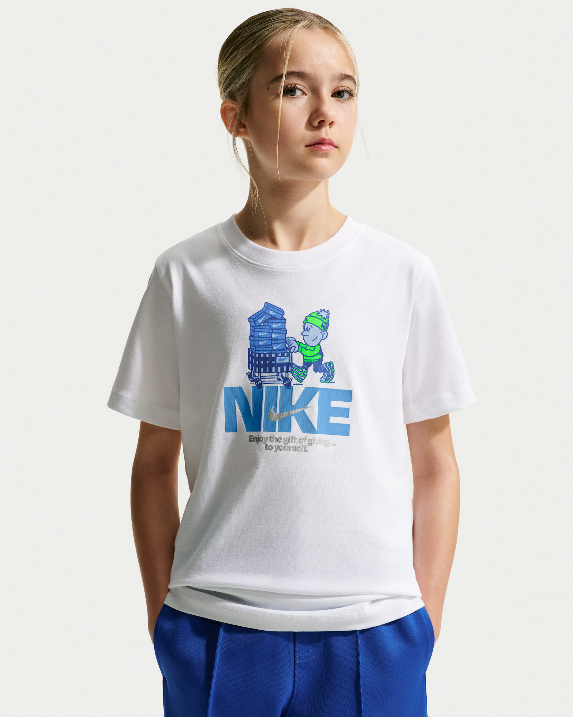 Nike Sportswear T-Shirt (ältere Kinder) - Weiß