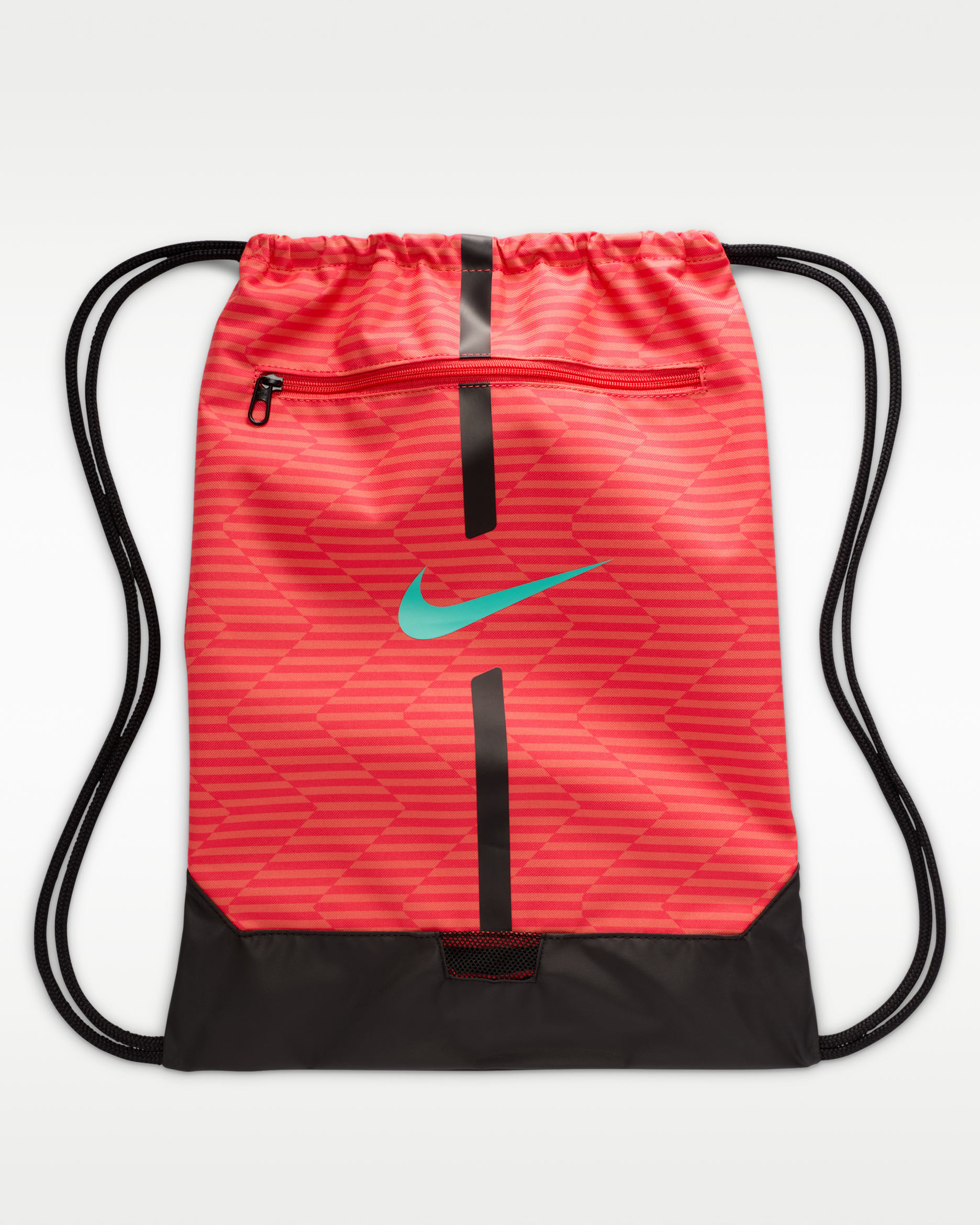 Nike Academy Football Gymsack (18L) - Ember Glow/Black/Aurora Green
