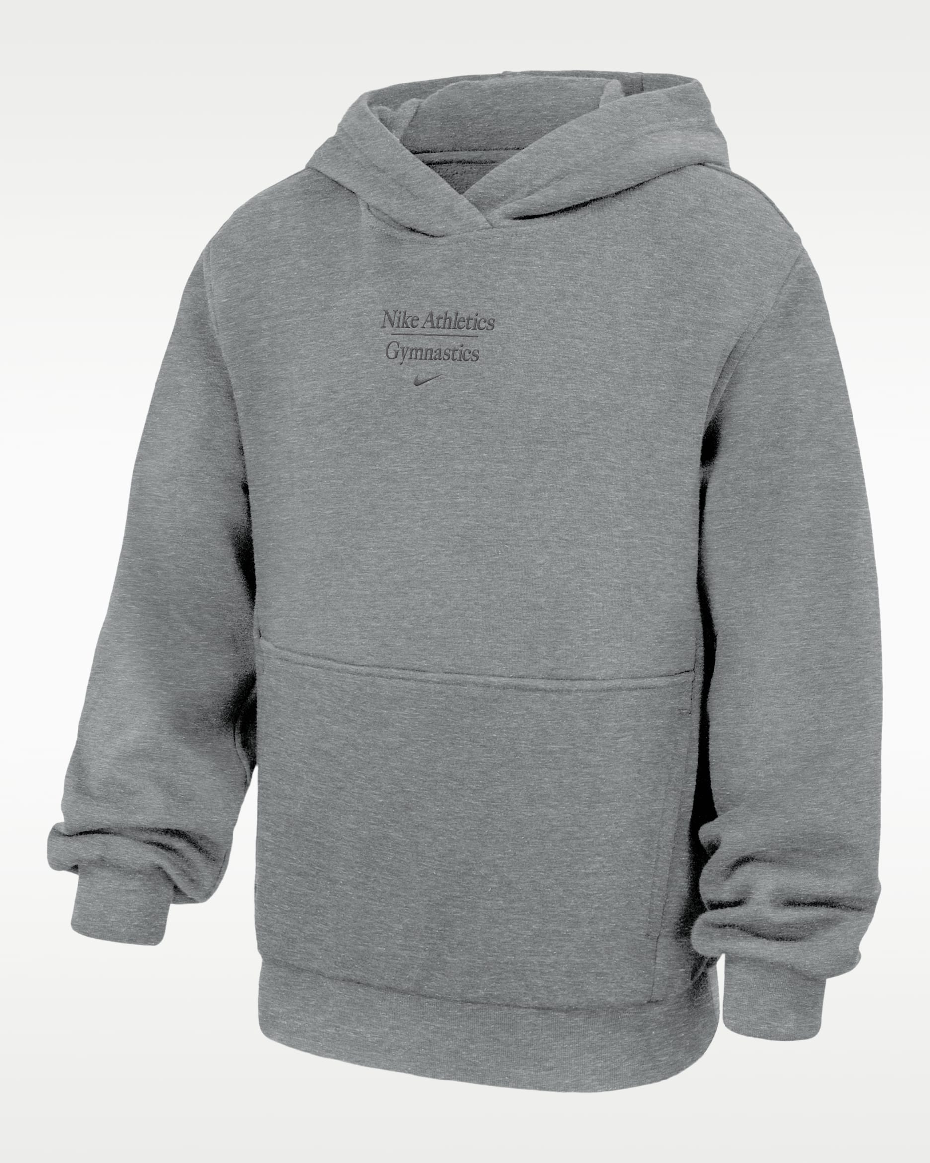 Nike Club Fleece Big Kids' Gymnastics Pullover Hoodie - Dark Grey Heather