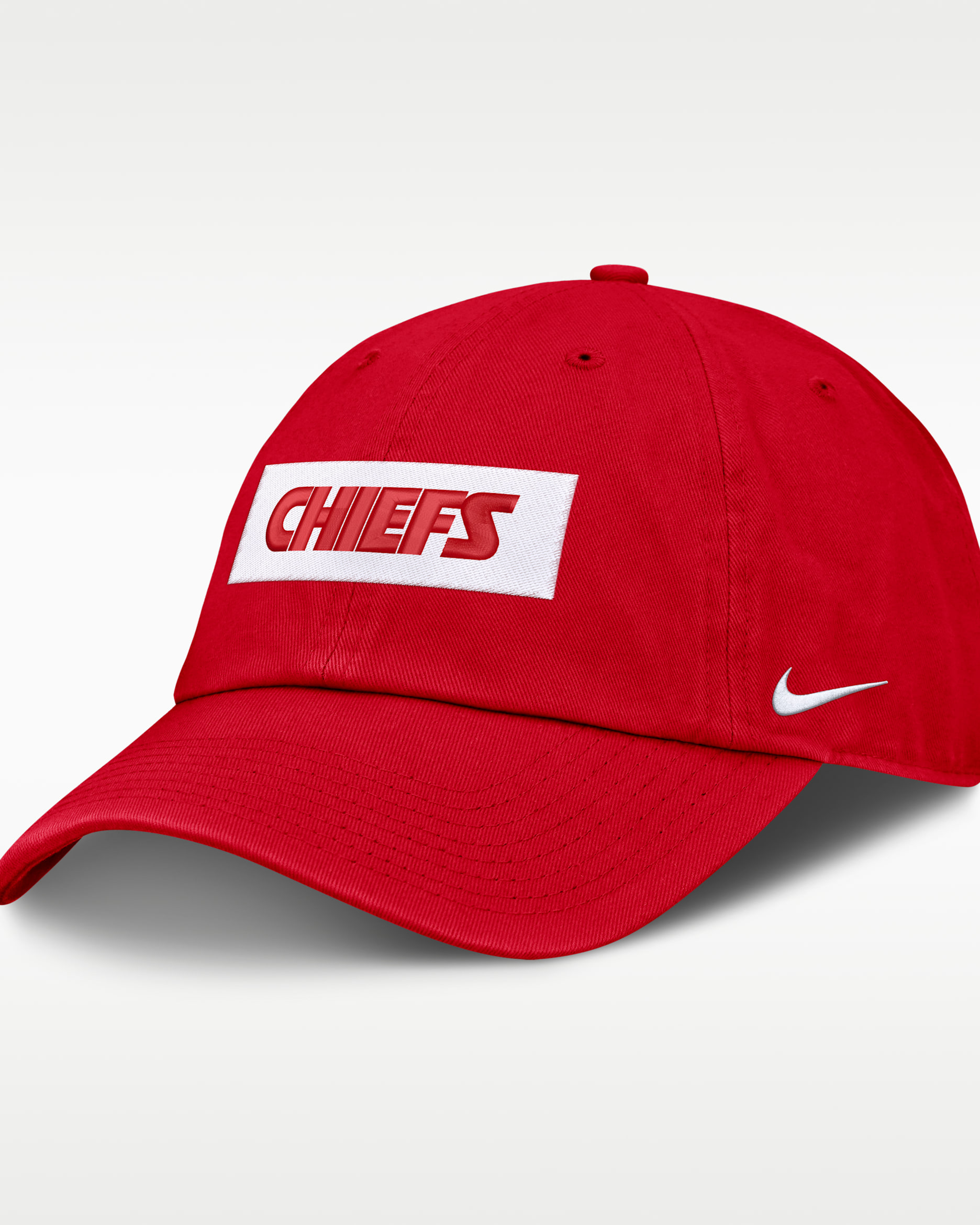 Kansas City Chiefs Primetime Club Wordmark Men's Nike NFL Adjustable Hat - Red