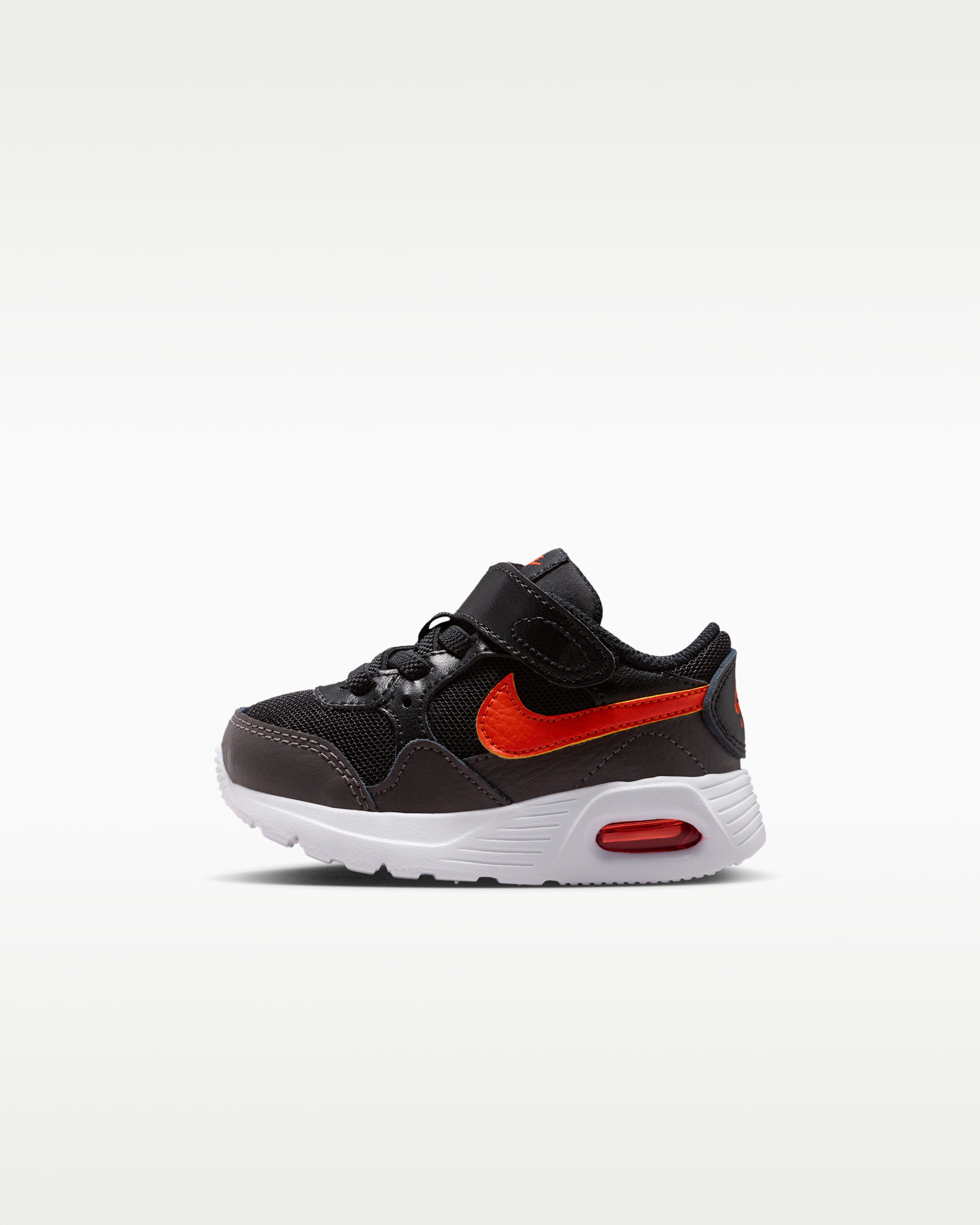 Tenis para bebé e infantil Nike Air Max SC - Negro/Ceniza medio/Naranja team