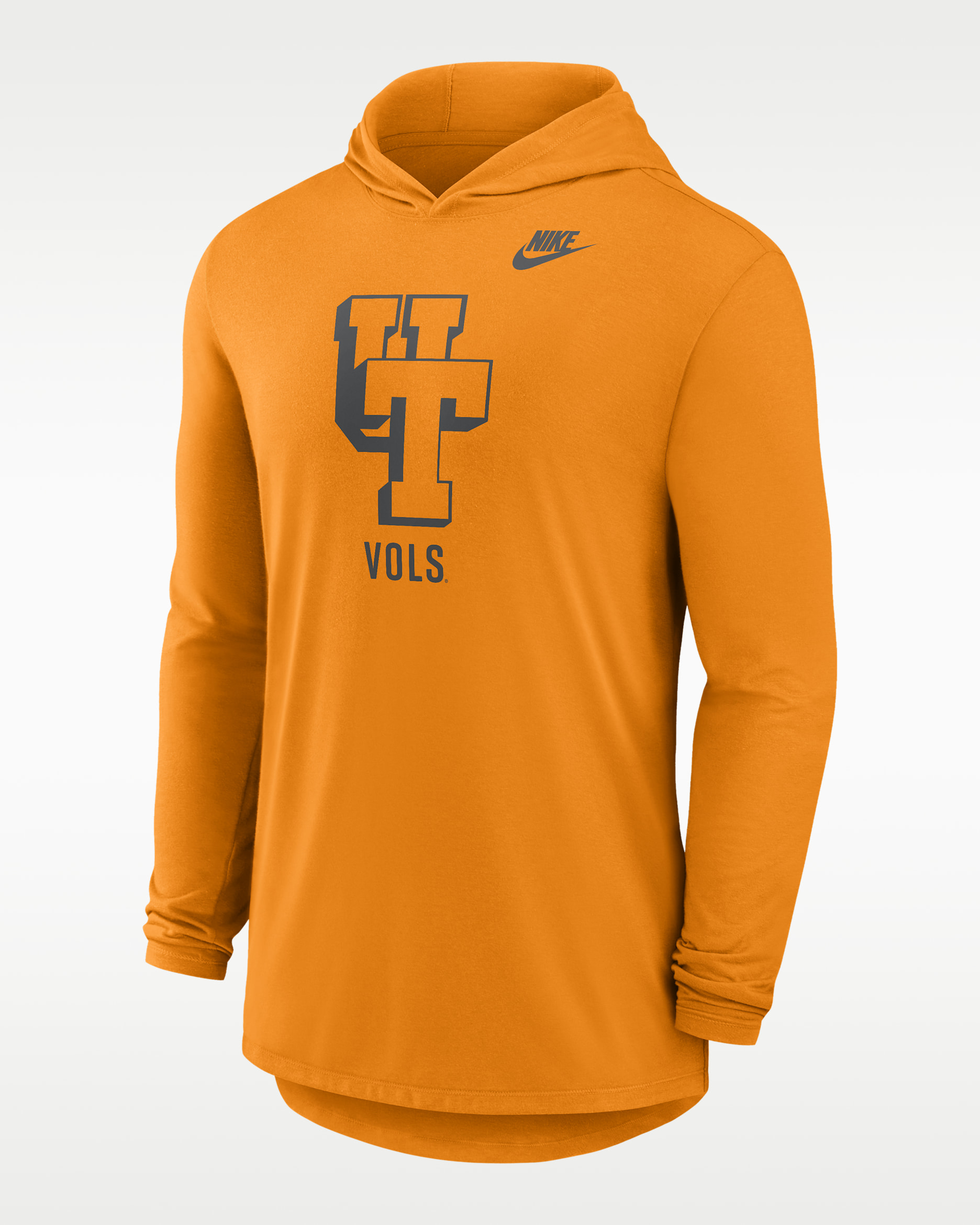 Tennessee Legacy Men's Nike Dri-FIT College Long-Sleeve Hooded T-Shirt - Orange
