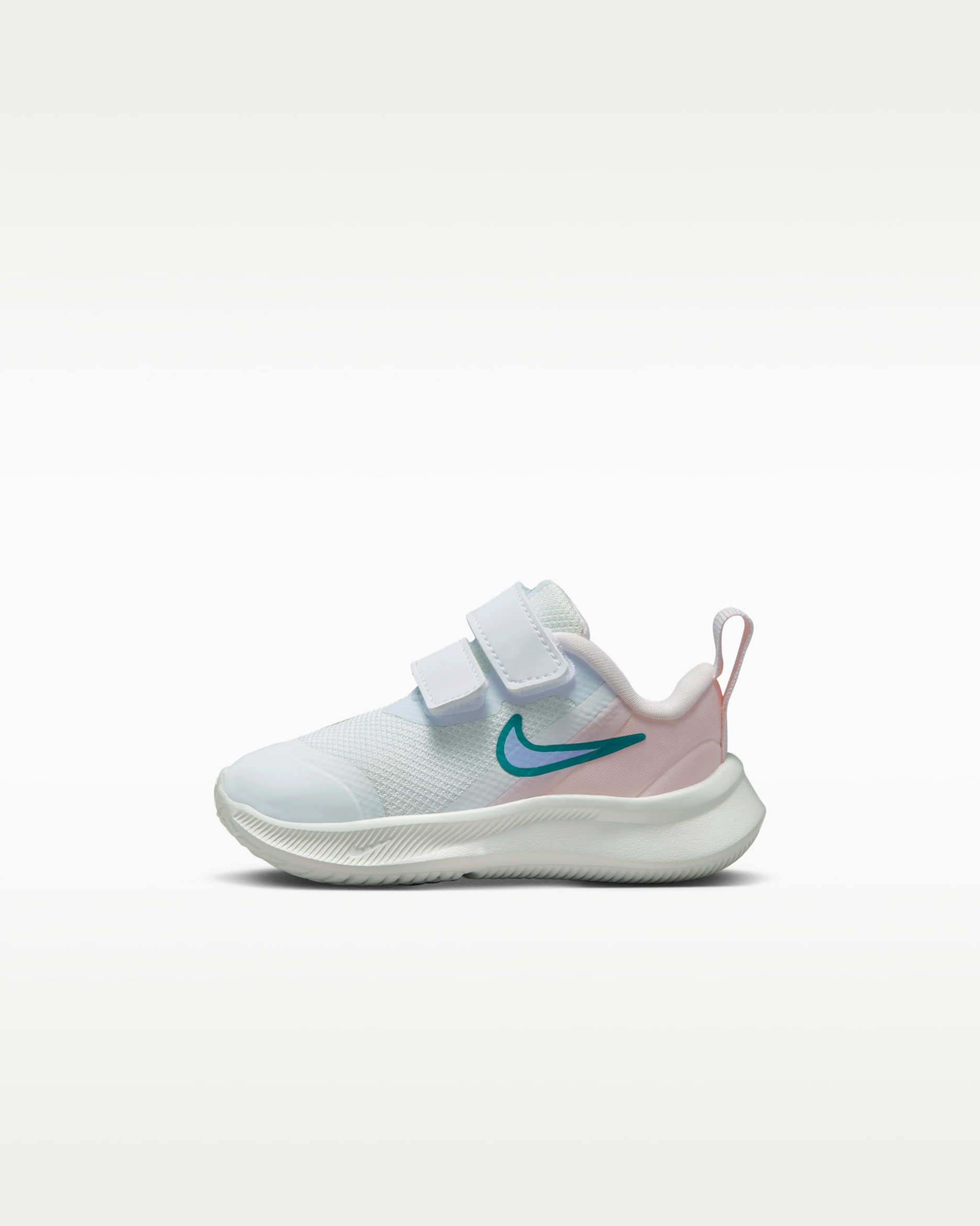 Nike Star Runner 3 Baby/Toddler Shoes - White/Pearl Pink/Mineral Teal/Cobalt Bliss