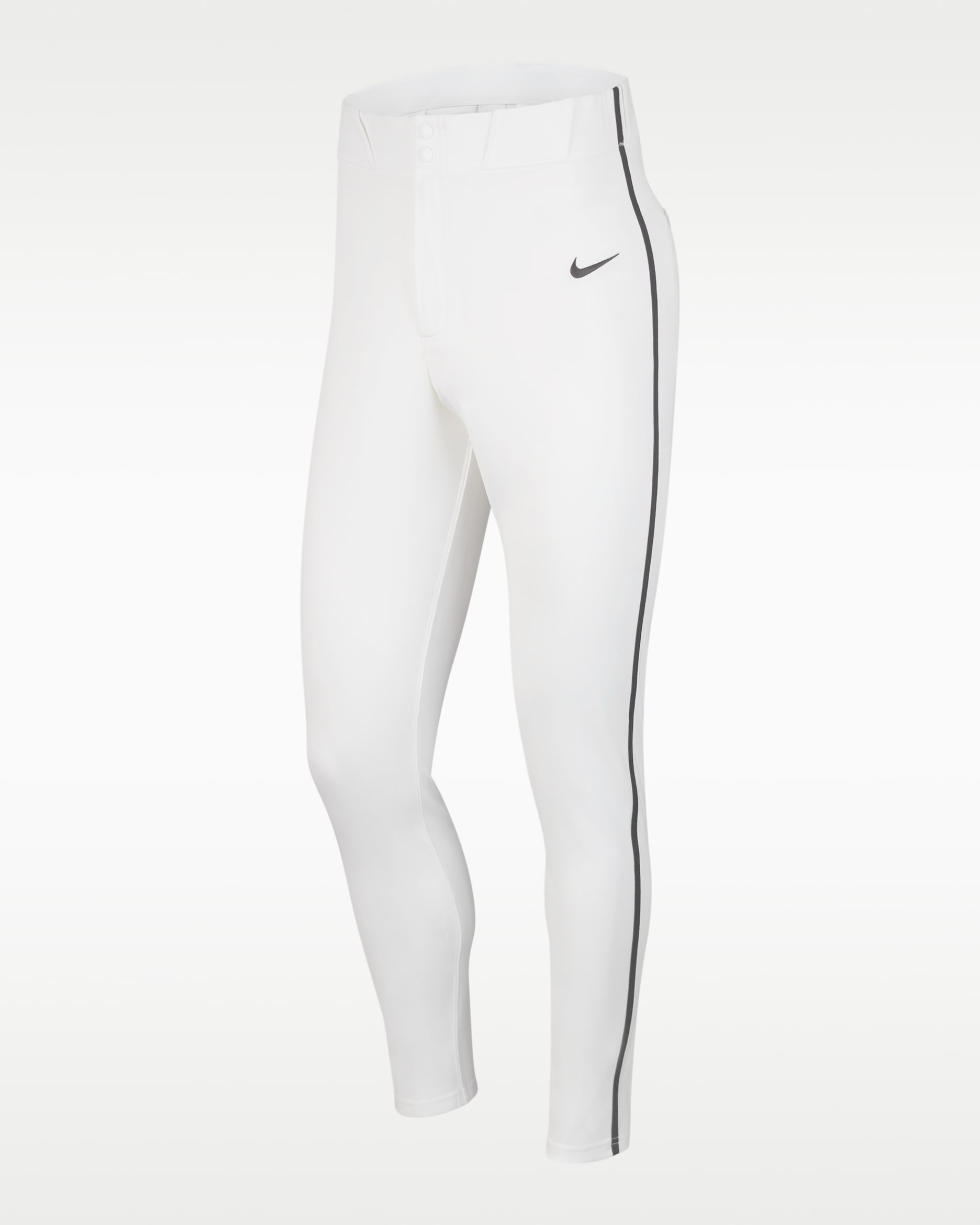 Pants de béisbol entubados para hombre Nike Vapor Select - Blanco/Negro/Negro