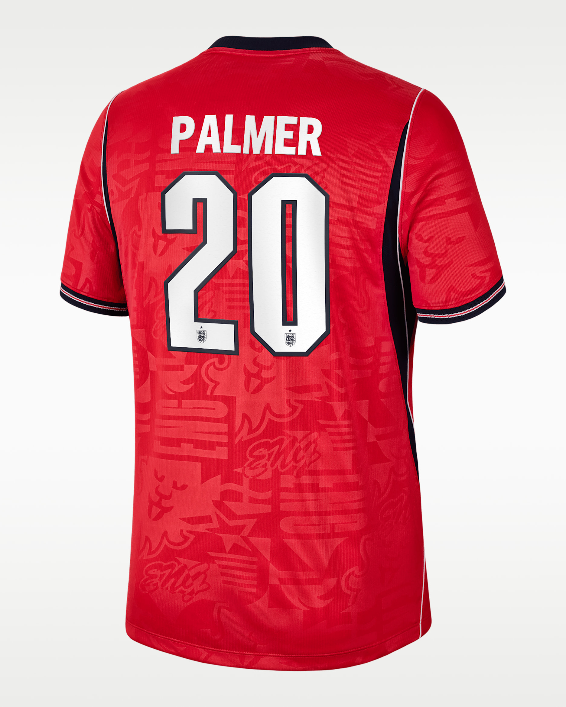 Cole Palmer England National Team 2026 Stadium Away Men's Nike Dri-FIT Soccer Jersey - Red