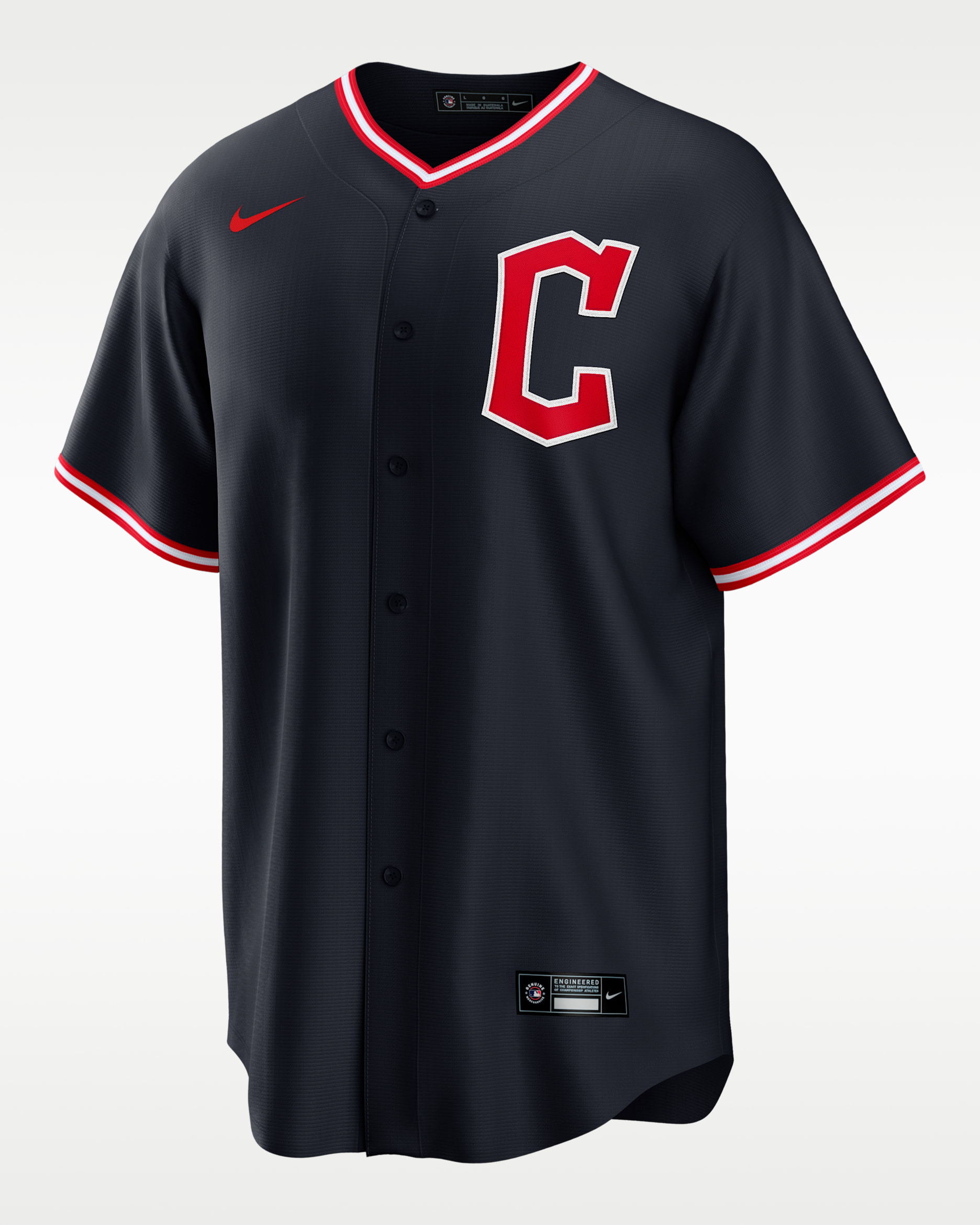 Steven Kwan Cleveland Guardians Men's Nike MLB Replica Jersey - Navy