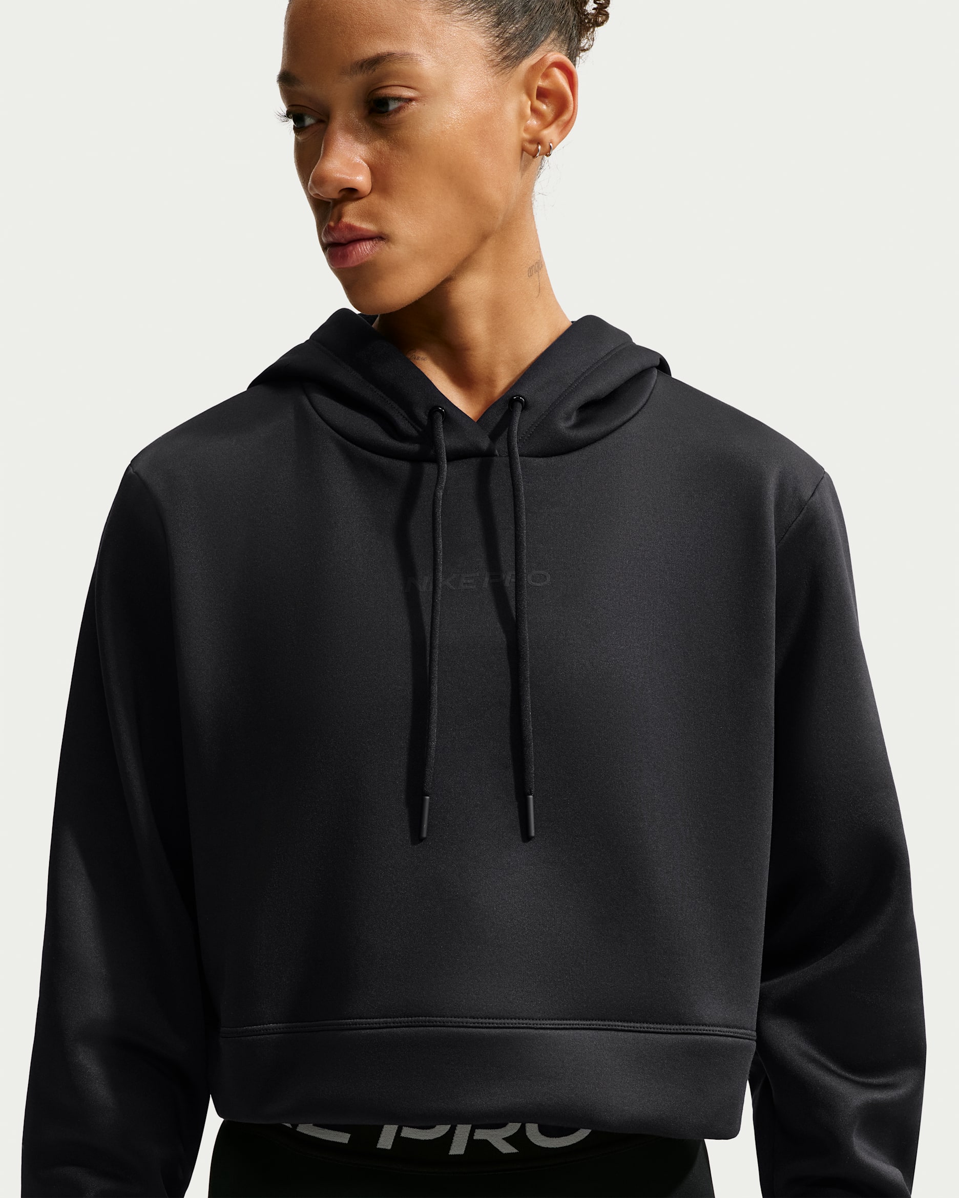 Nike Pro Sculpt Women's Dri-FIT Hoodie - Black/Black