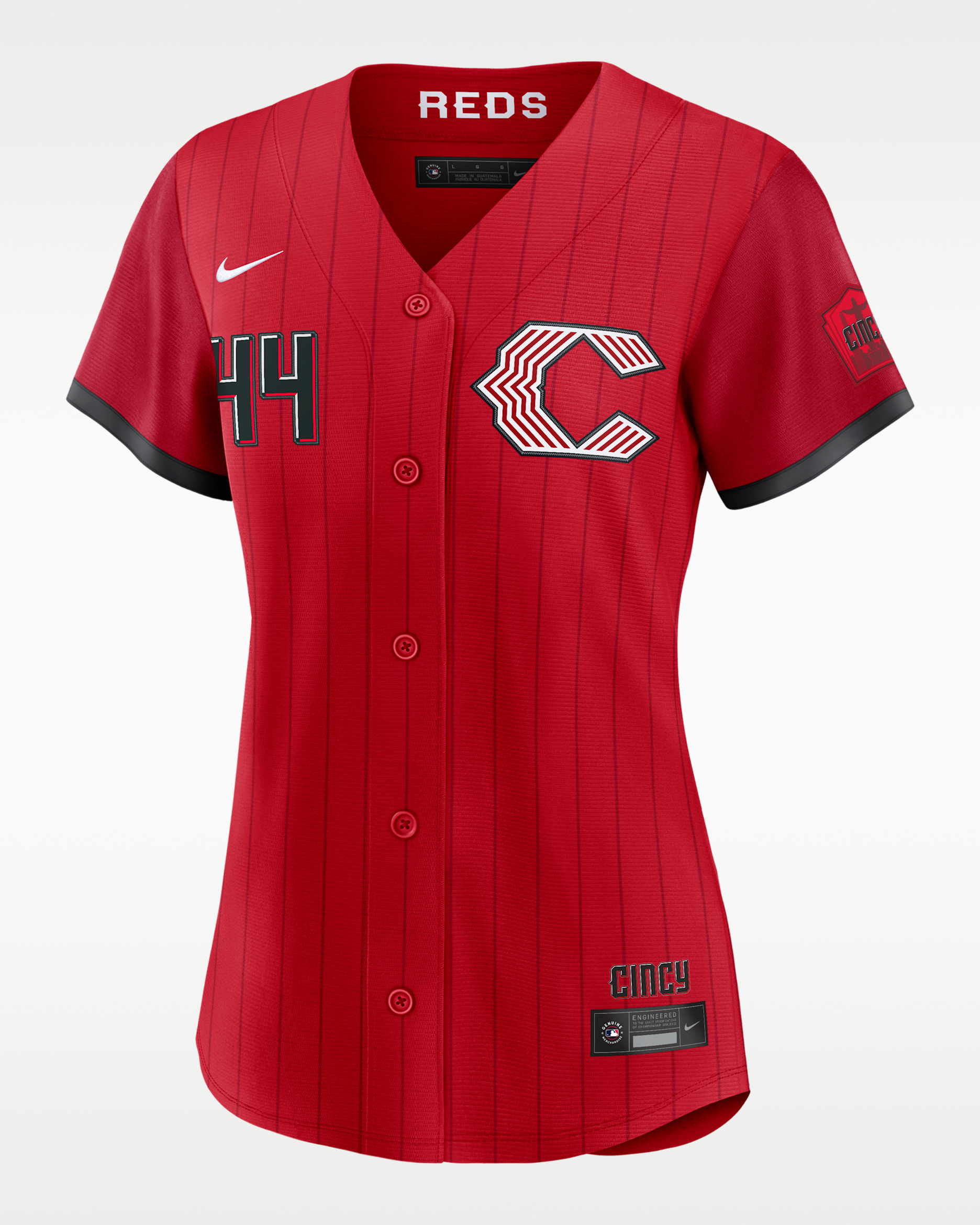 Jersey Nike de la MLB Stadium para mujer Elly De La Cruz Cincinnati Reds - Rojo