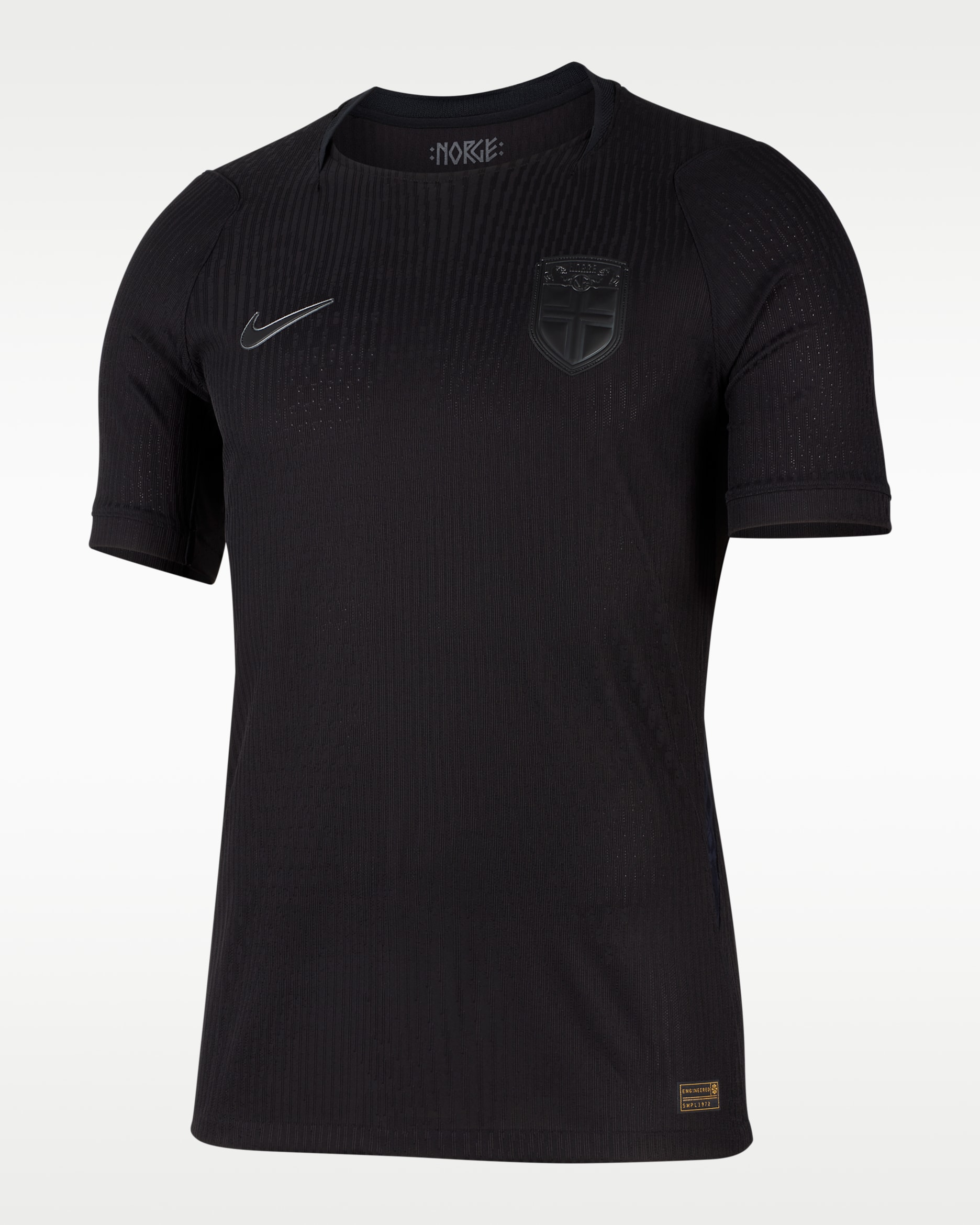Maillot de foot Authentic Nike Aero-FIT Norvège 2026/27 Match Extérieur pour homme - Noir/Noir/Noir/Noir