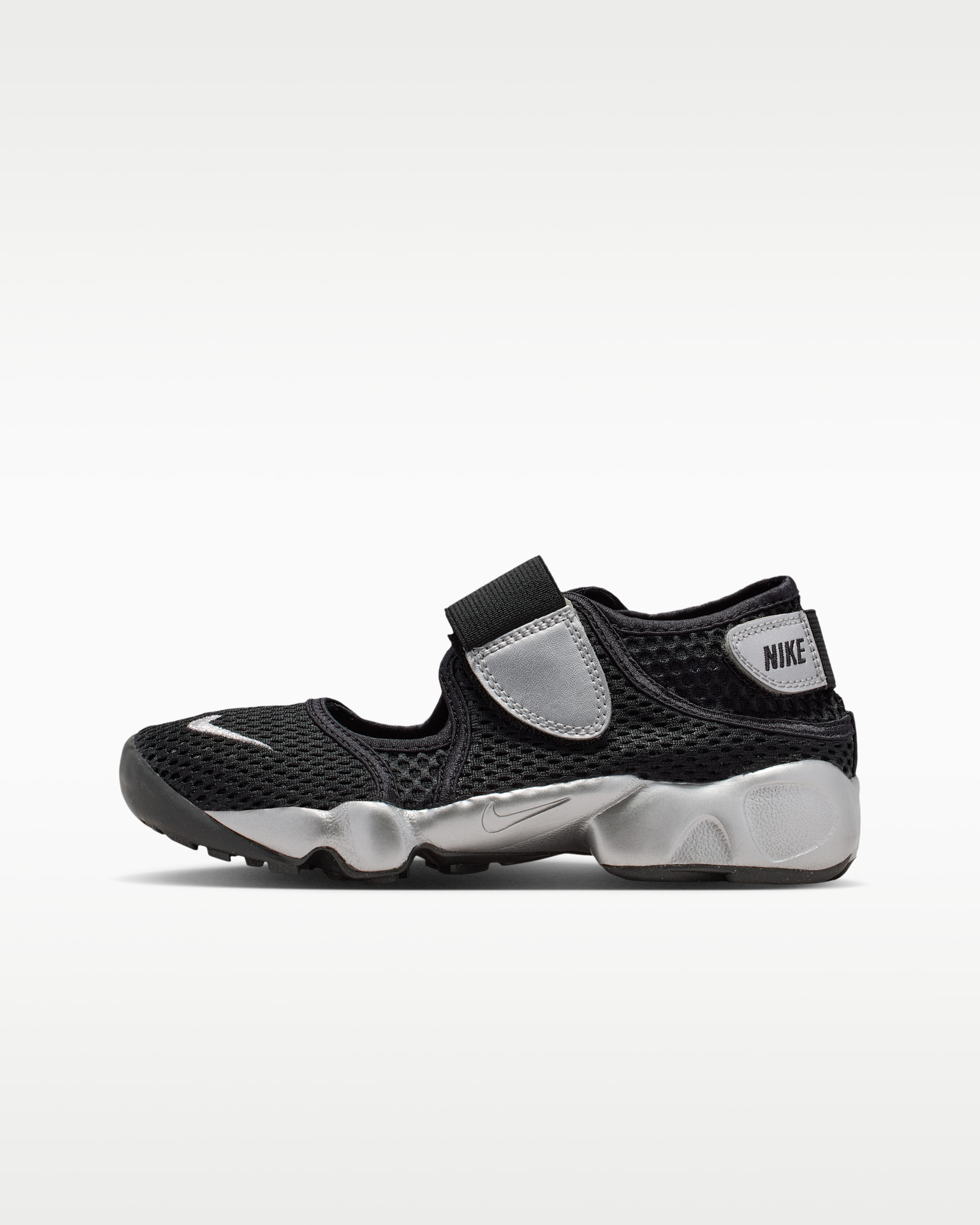 Nike Rift 2 SE Schuh (jüngere/ältere Kinder) - Schwarz/Metallic Silver