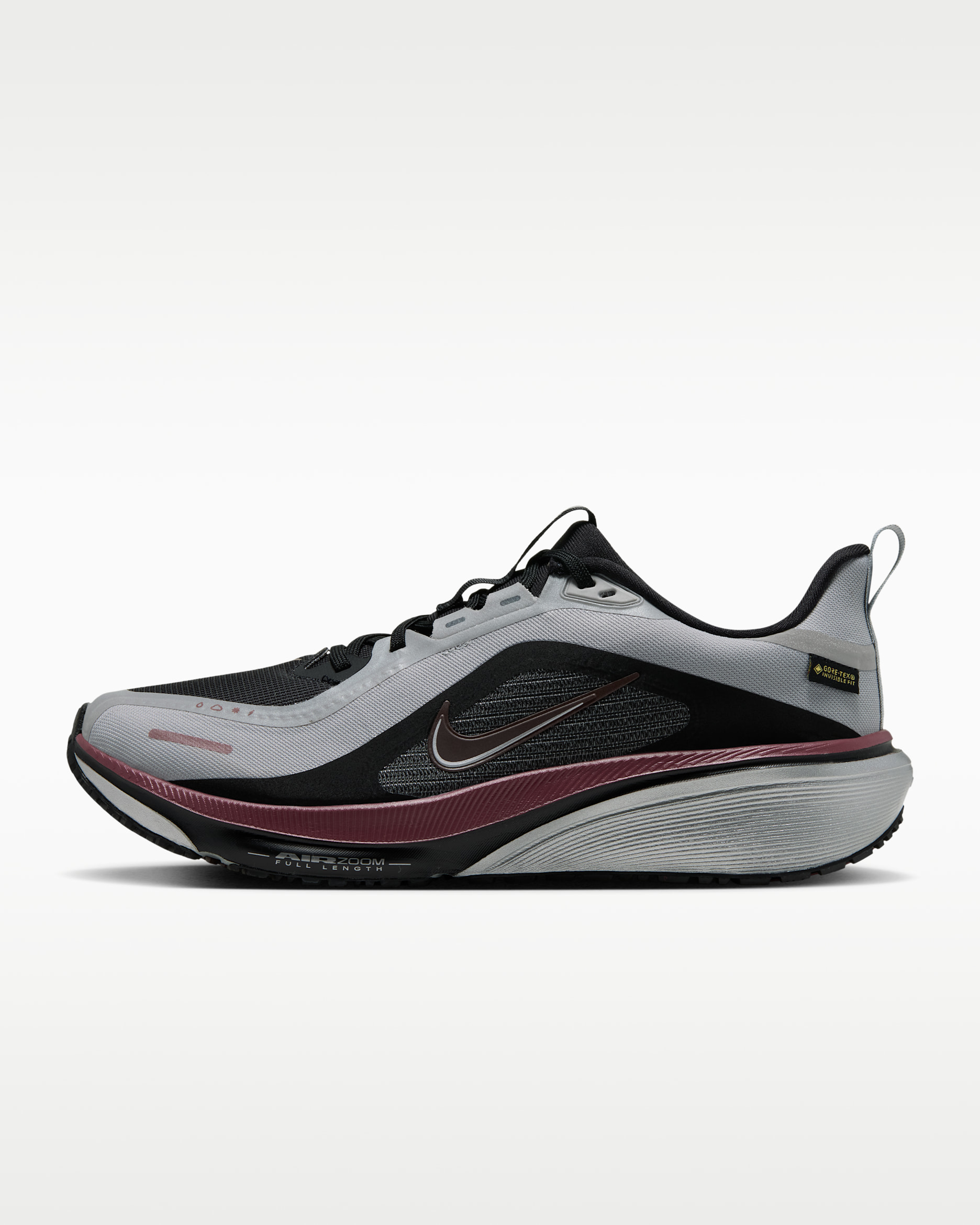 Nike Pegasus 42 GORE-TEX  Women's Waterproof Road Running Shoes - Light Smoke Grey/Pink Smoke/Metallic Silver/Mystic Dates