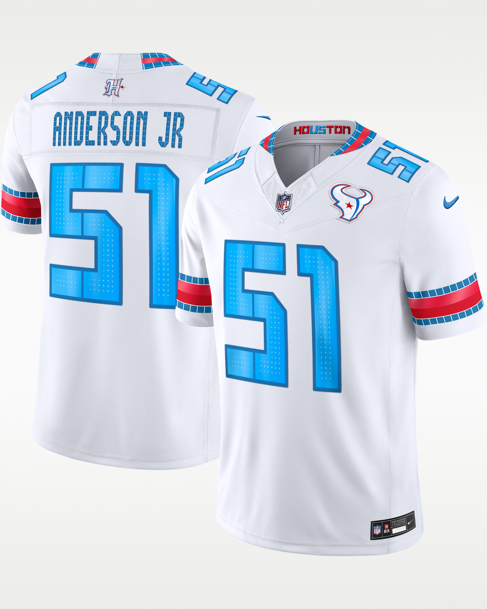 Will Anderson Jr. Houston Texans Rivalries Collection Men's Nike Dri-FIT NFL Limited Jersey - White