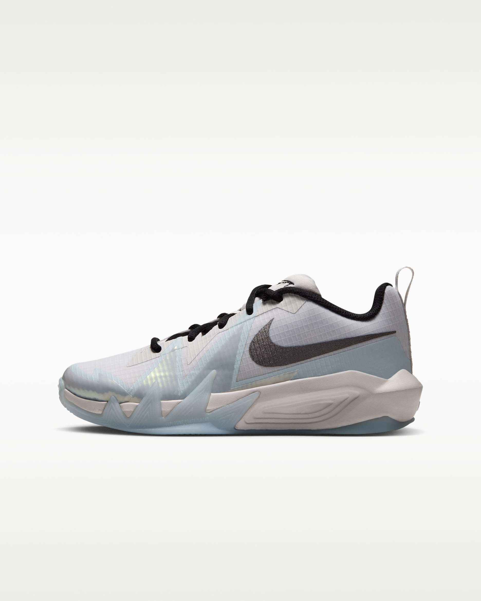 Nike S.T. Dynamite SE Older Kids' Basketball Shoes - Pure Platinum/Glacier Blue/Black