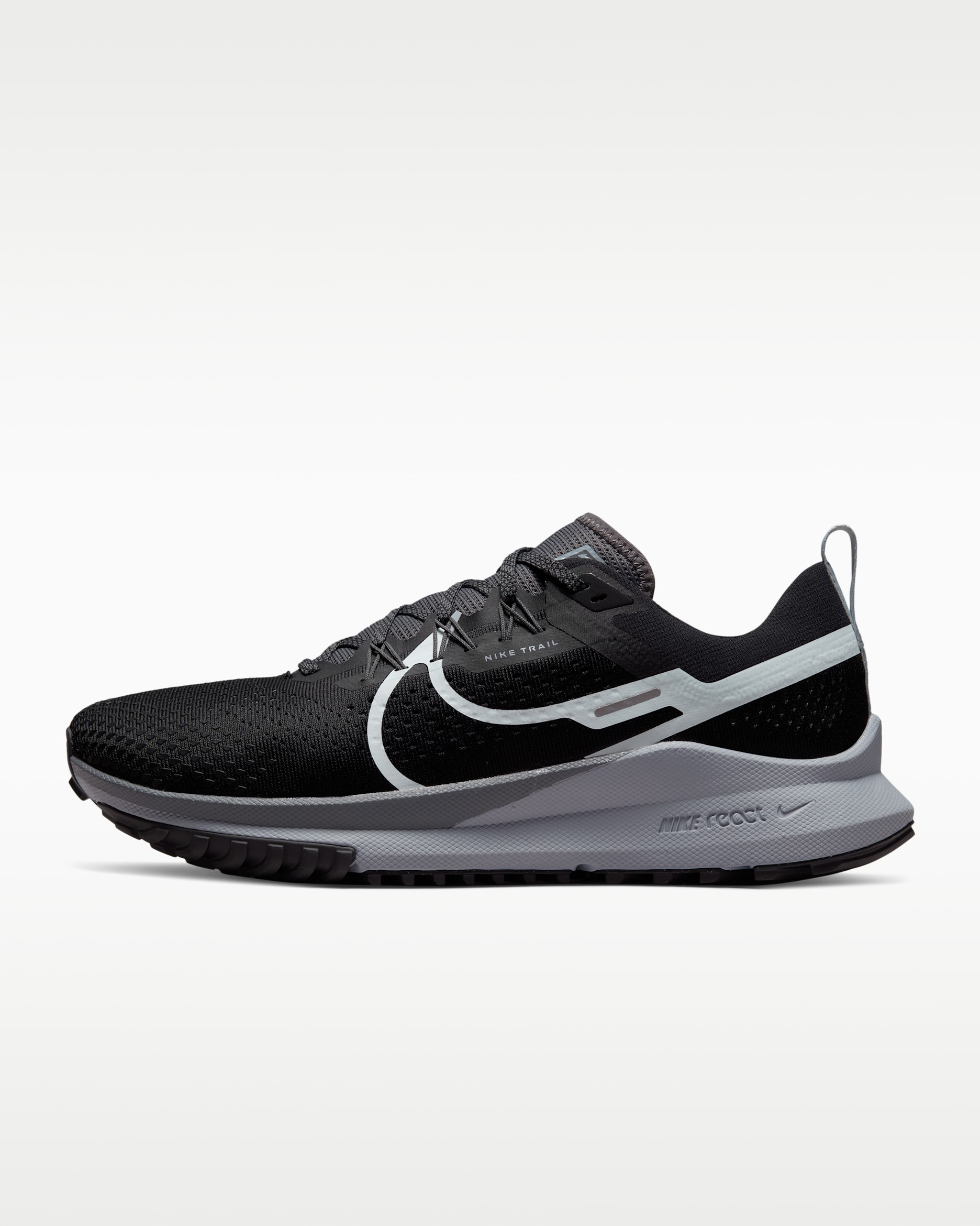 รองเท้าวิ่งเทรลผู้ชาย Nike Pegasus Trail 4 - ดำ/Dark Grey/Wolf Grey/Aura