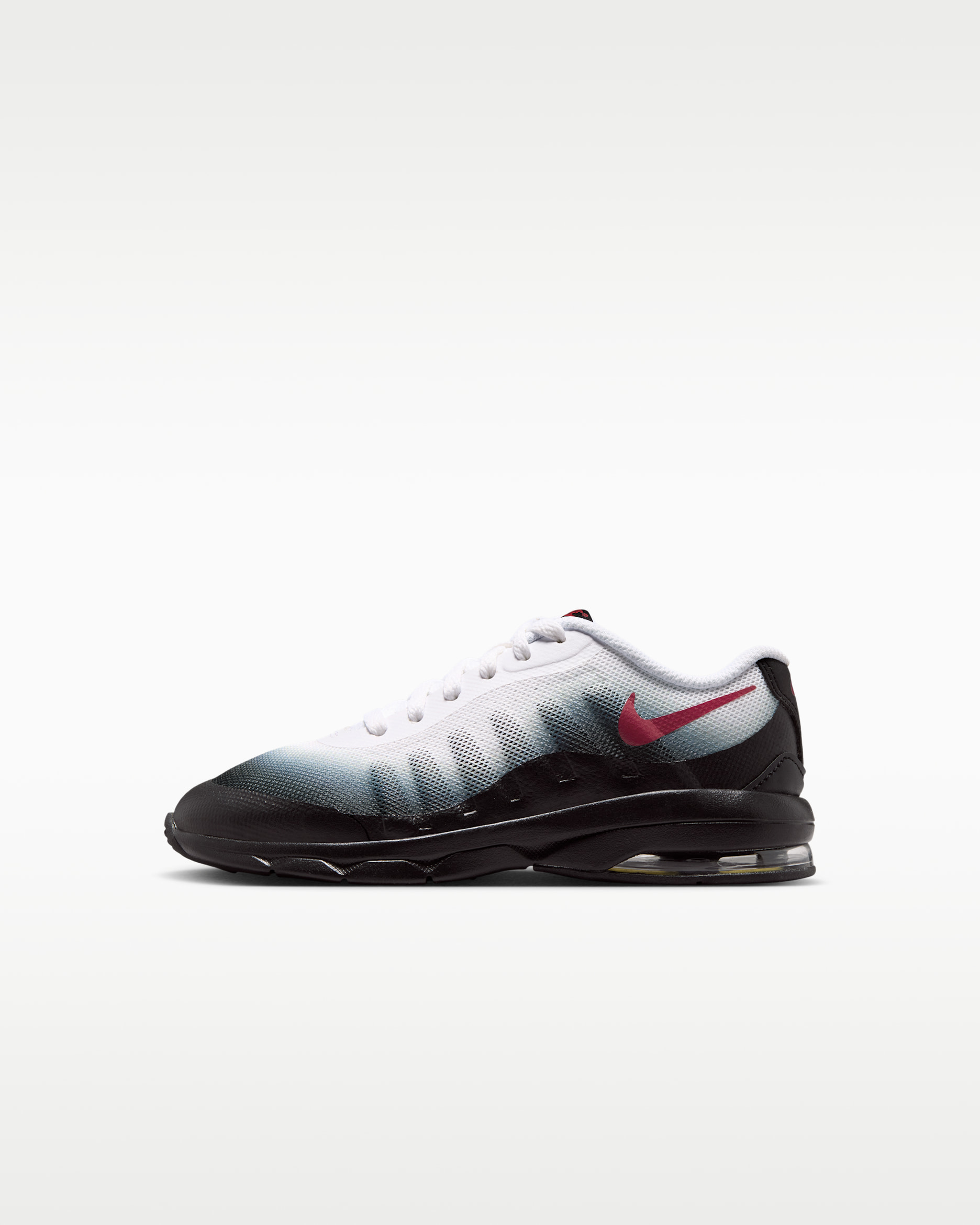 Nike Air Max Invigor Little Kids' Shoes - White/Black/Smoke Grey/Tough Red