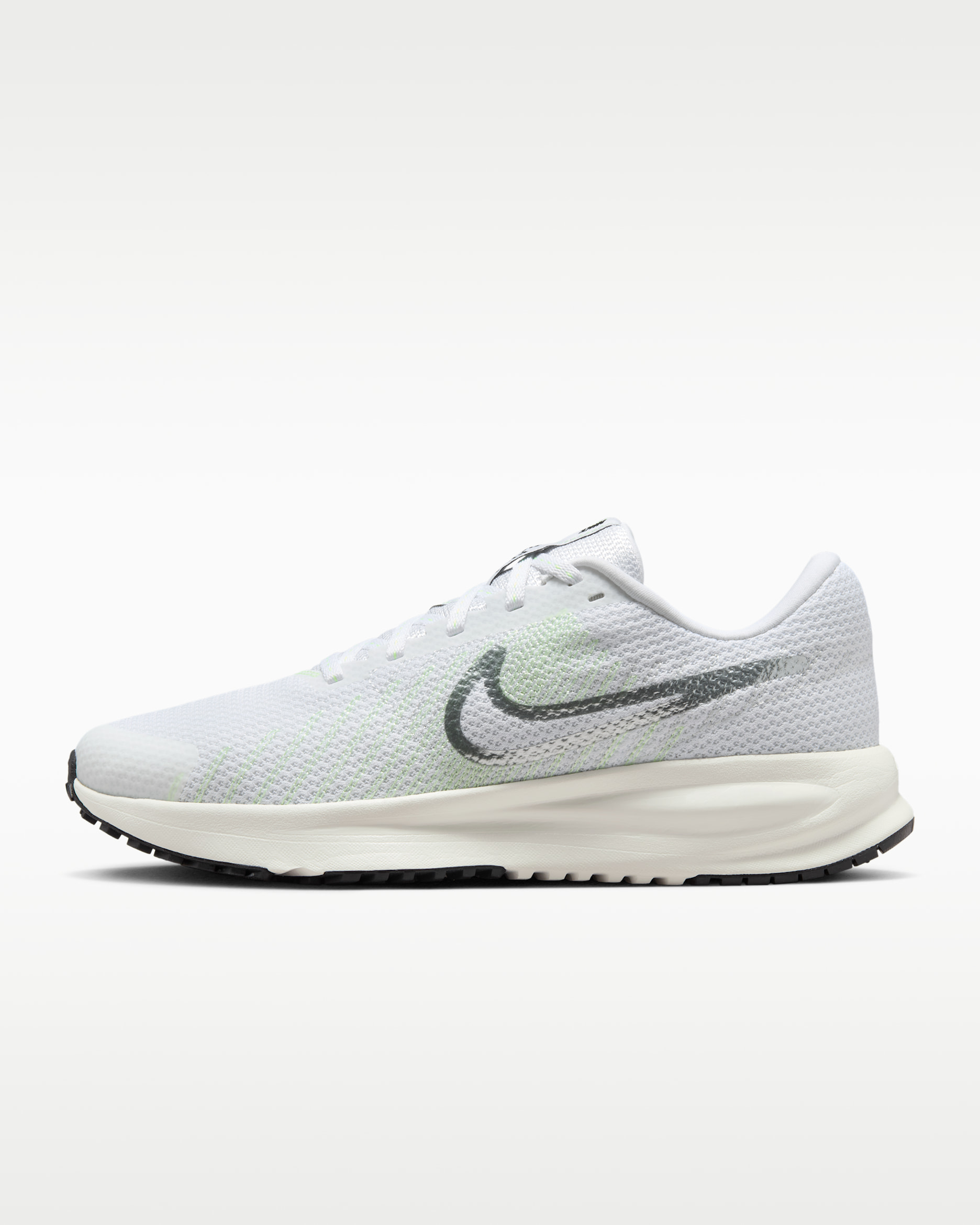 Nike Run Defy Women's Road Running Shoes - White/Barely Volt/Photon Dust/Metallic Silver