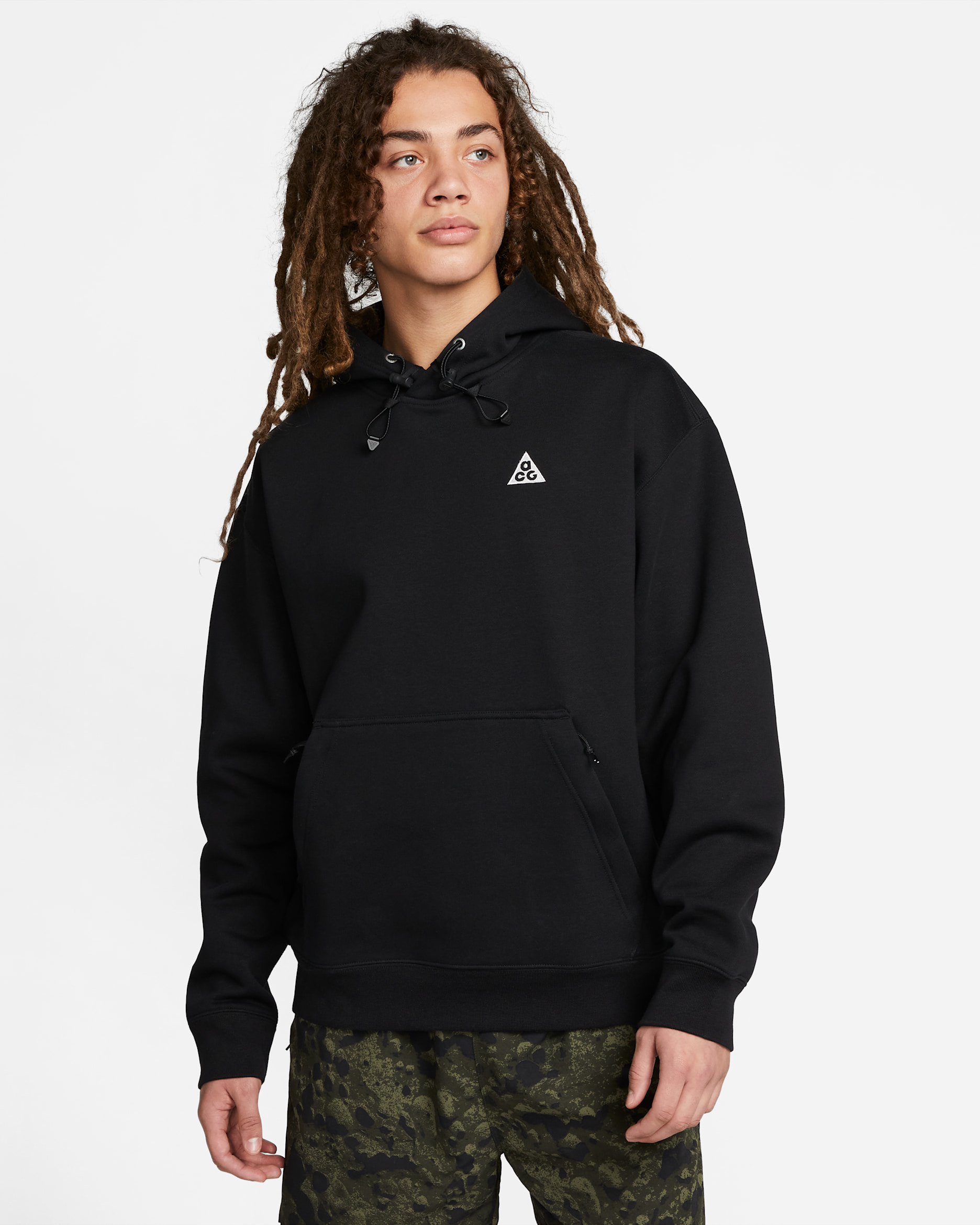 Nike ACG "Tuff Fleece" Hoodie - Schwarz/Summit White/Summit White