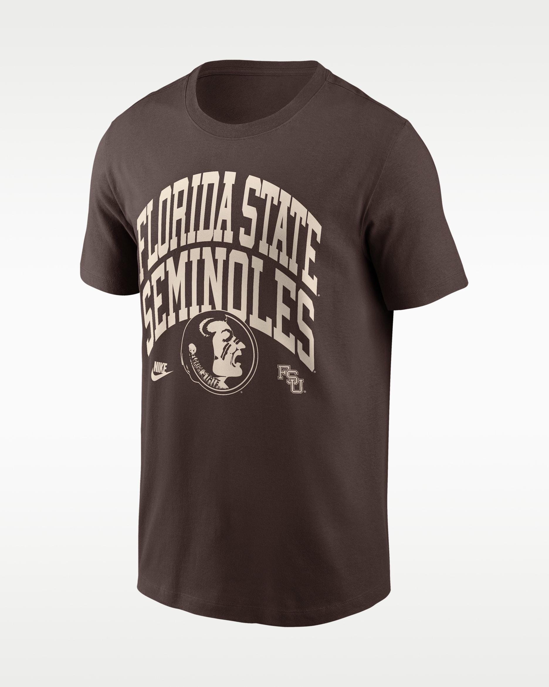 Florida State Bold Men's Nike College T-Shirt - Brown