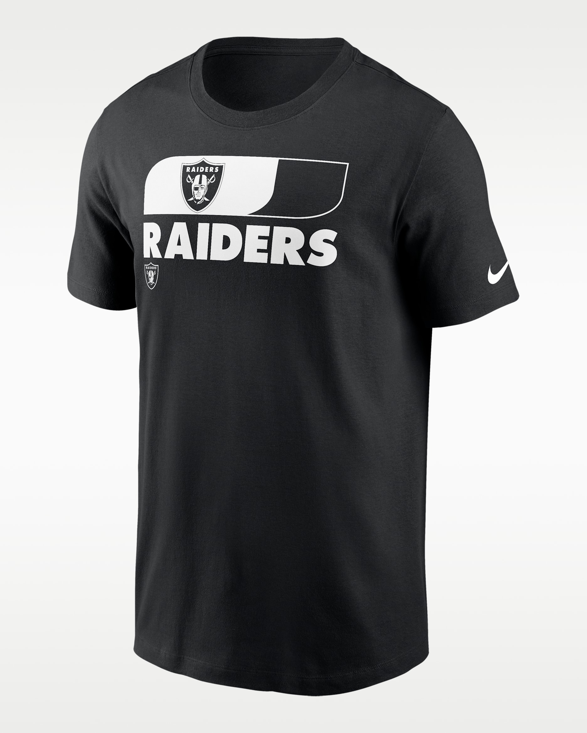 Playera Nike de la NFL para hombre Las Vegas Raiders Air Essential - Negro
