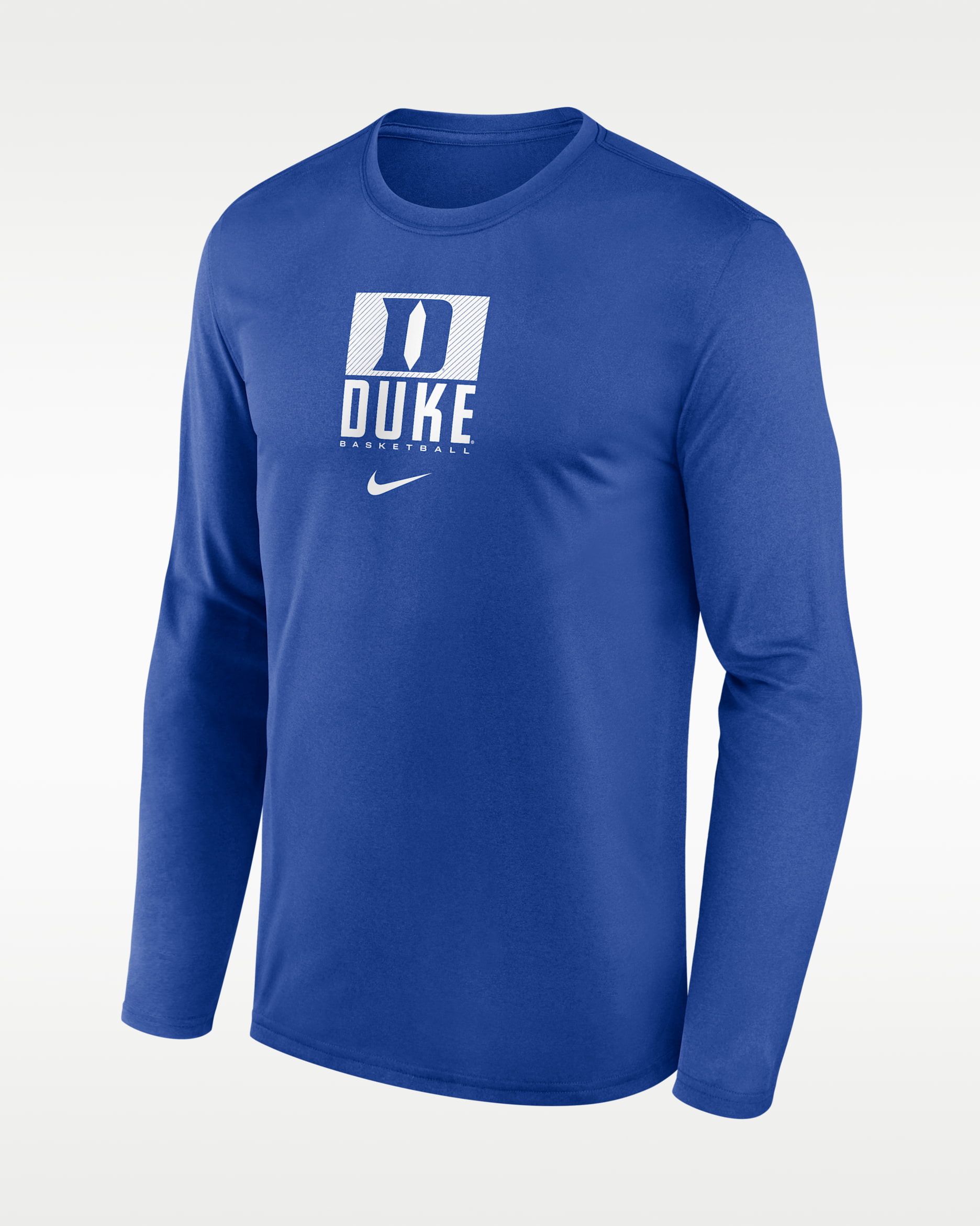 Duke Courtside Men's Nike Dri-FIT College Long-Sleeve T-Shirt - Royal