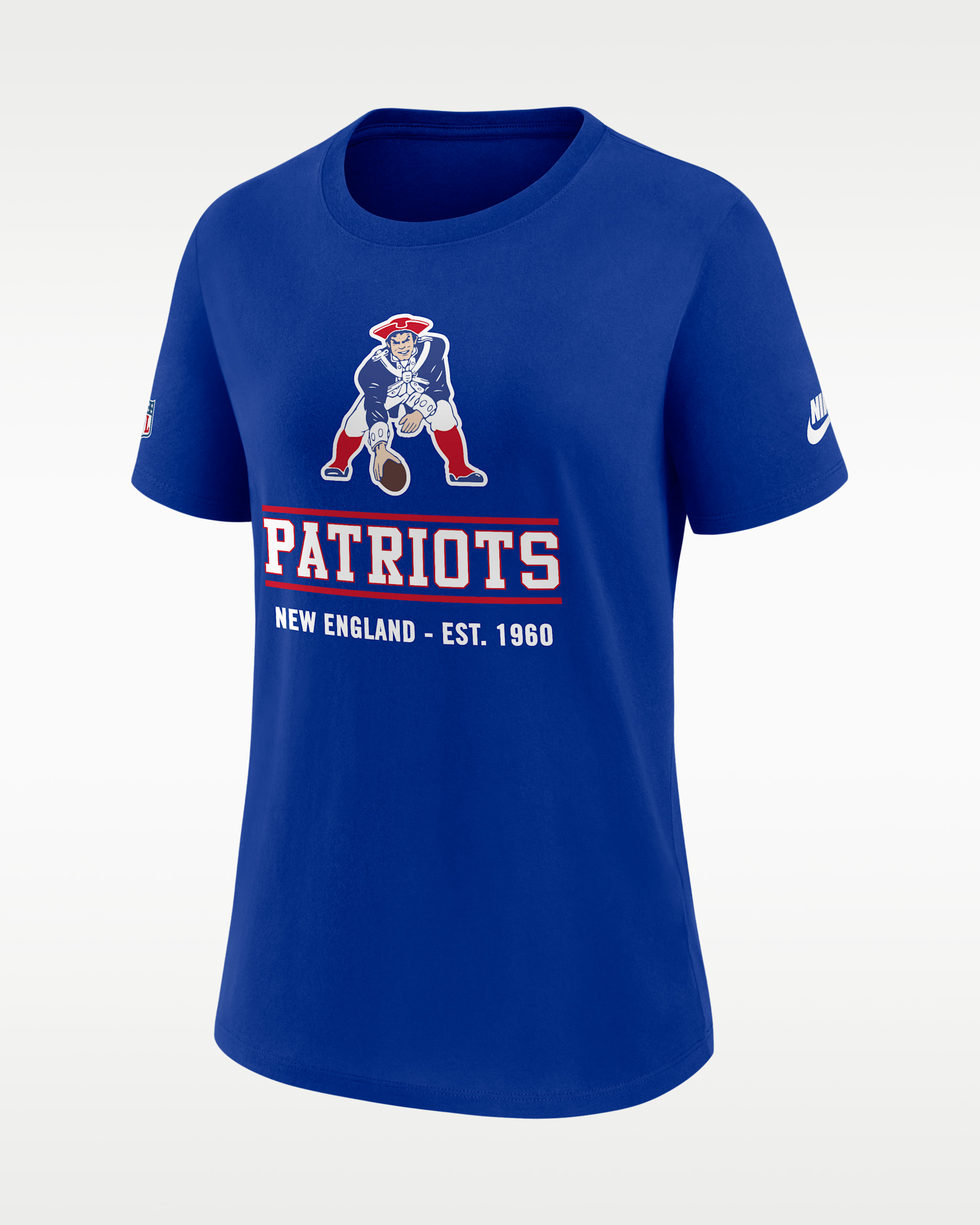 New England Patriots Sideline Alt Women's Nike Dri-FIT NFL T-Shirt - Royal