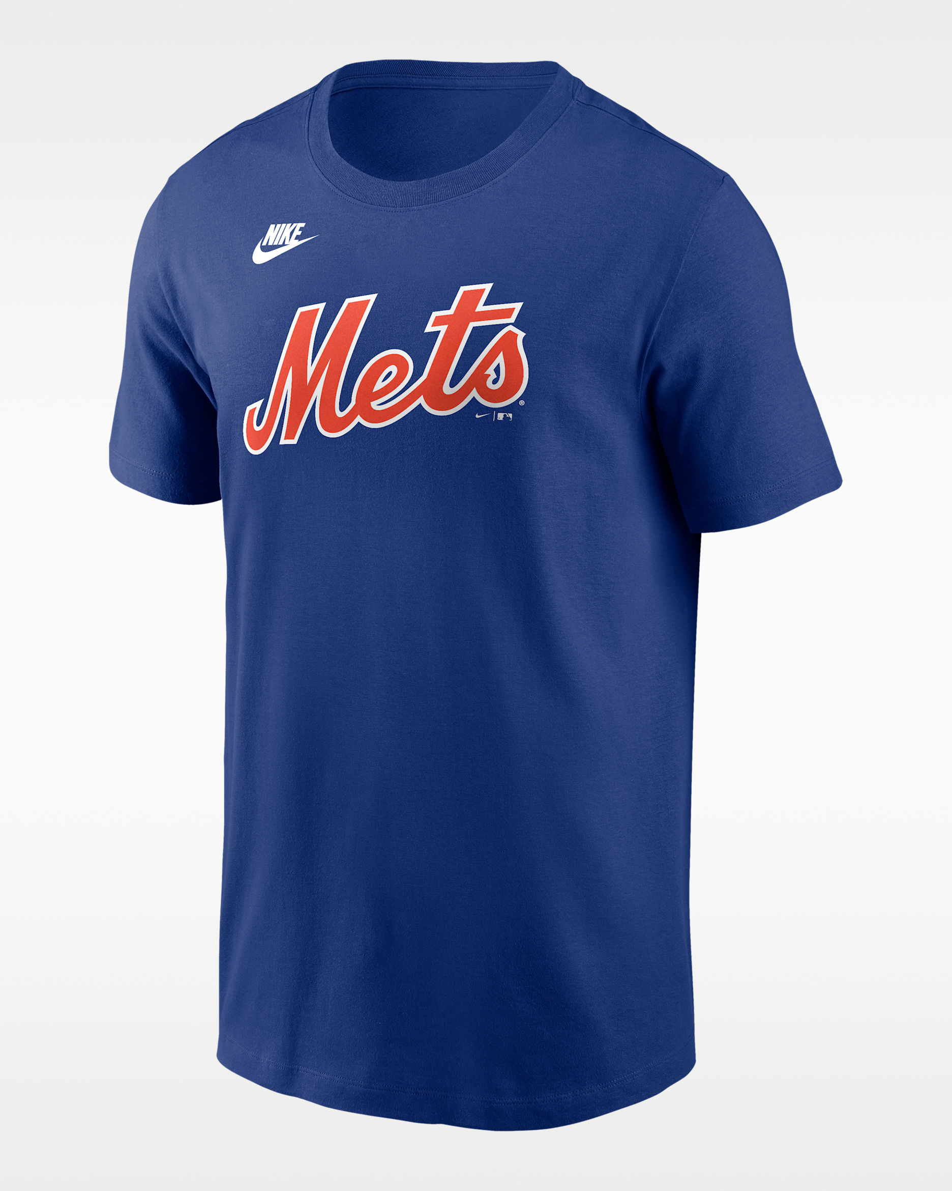 Francisco Lindor New York Mets Cooperstown 40th Anniversary Men's Nike MLB T-Shirt - Rush Blue