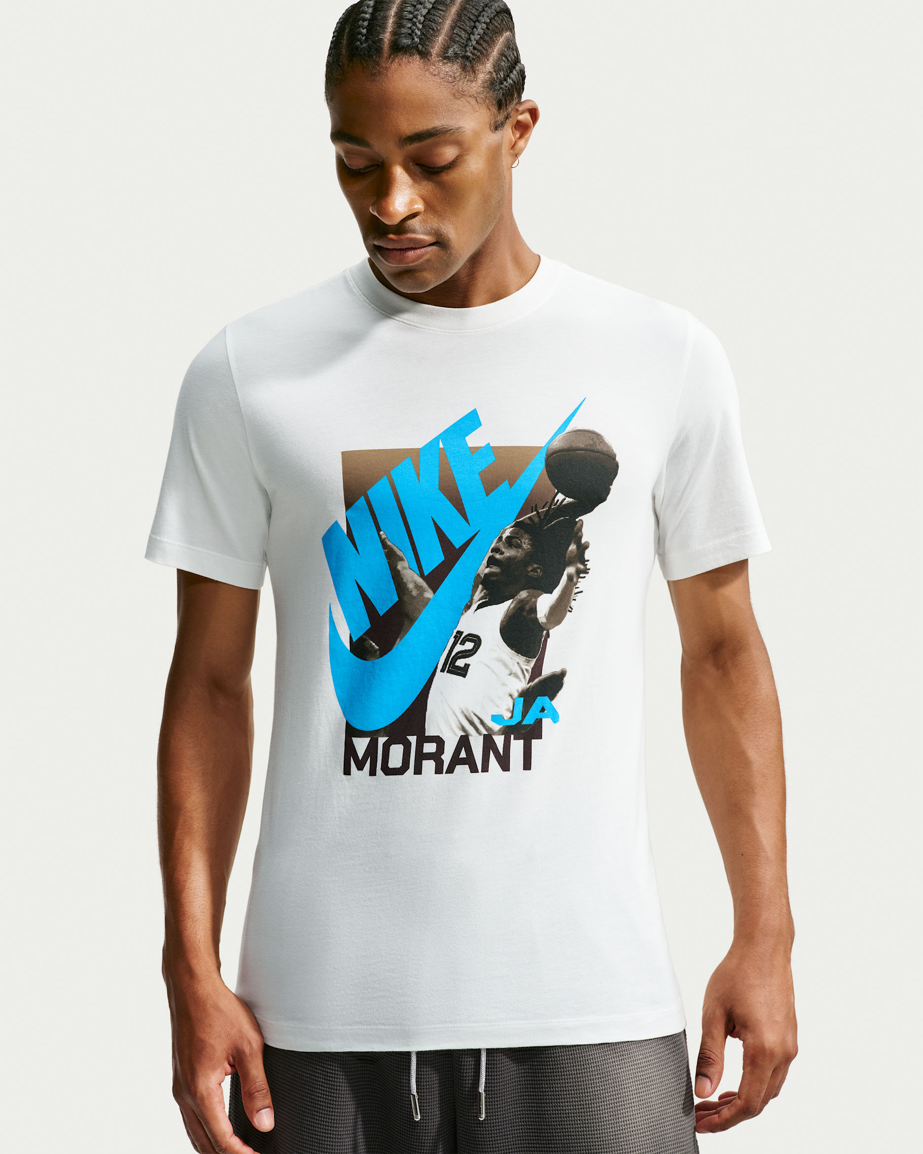 T-shirt de basketball Ja pour homme - Sail