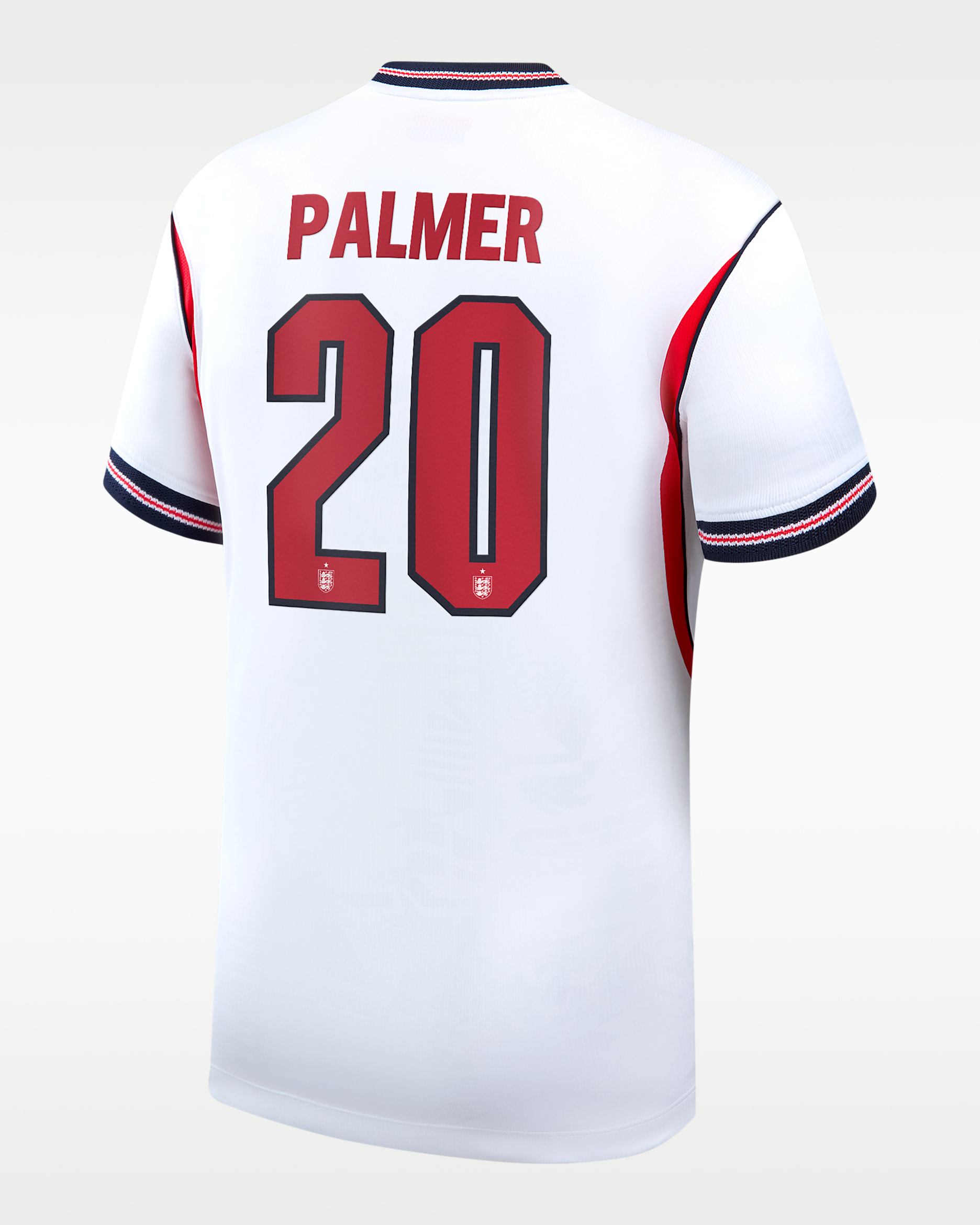 Cole Palmer England National Team 2026 Stadium Home Men's Nike Dri-FIT Soccer Jersey - White