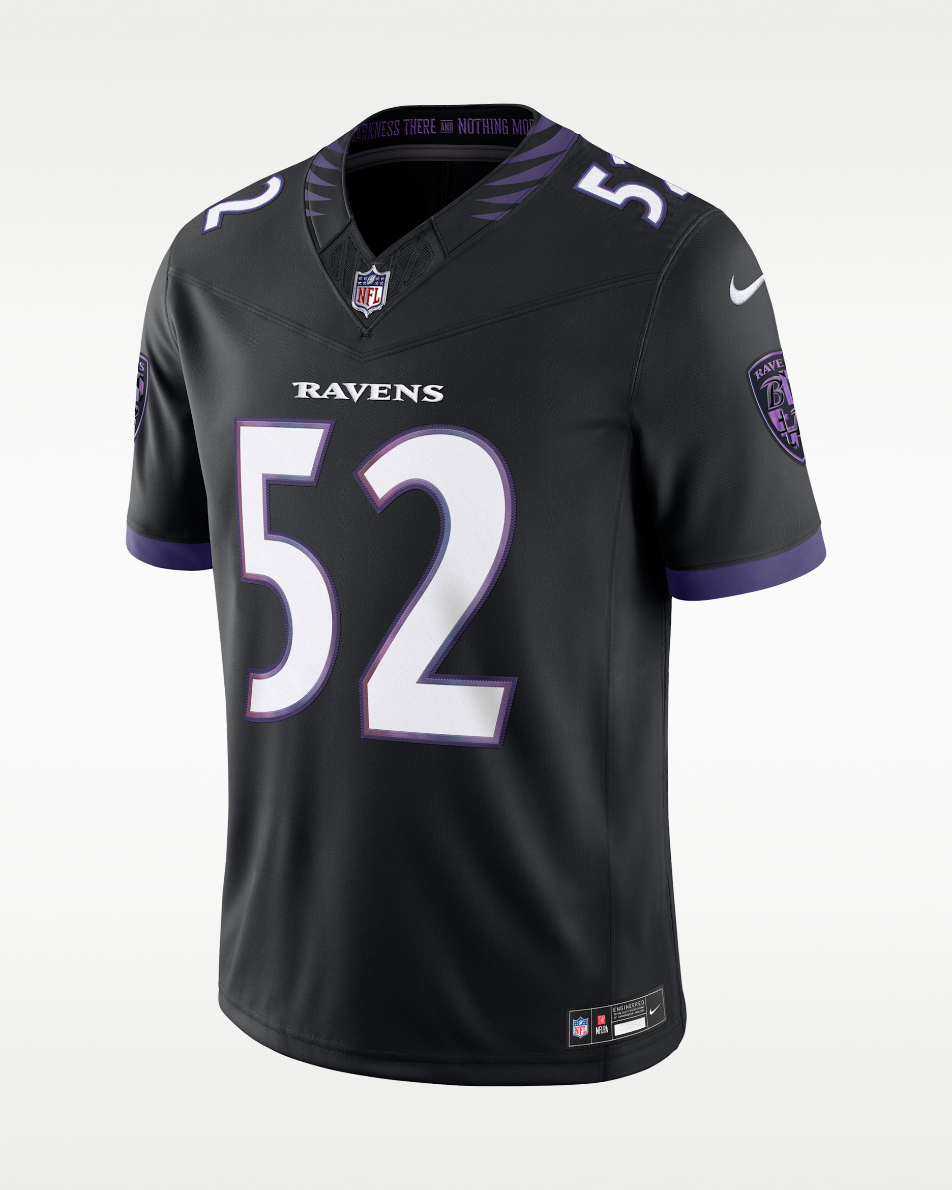 Ray Lewis Baltimore Ravens Retired Men's Nike Dri-FIT NFL Limited Jersey - Black