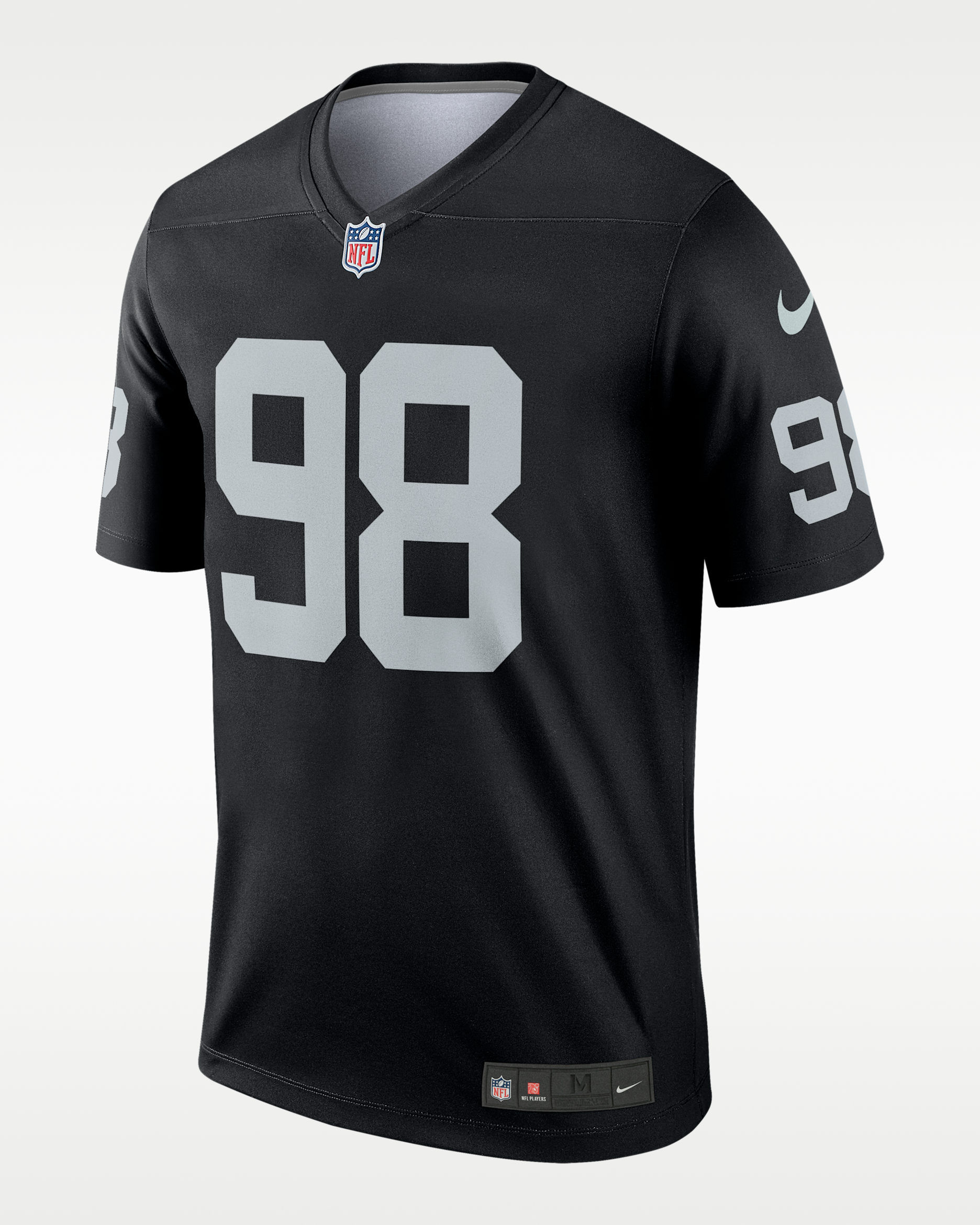 Jersey Nike Dri-FIT de la NFL Legend para hombre Maxx Crosby Las Vegas Raiders - Negro