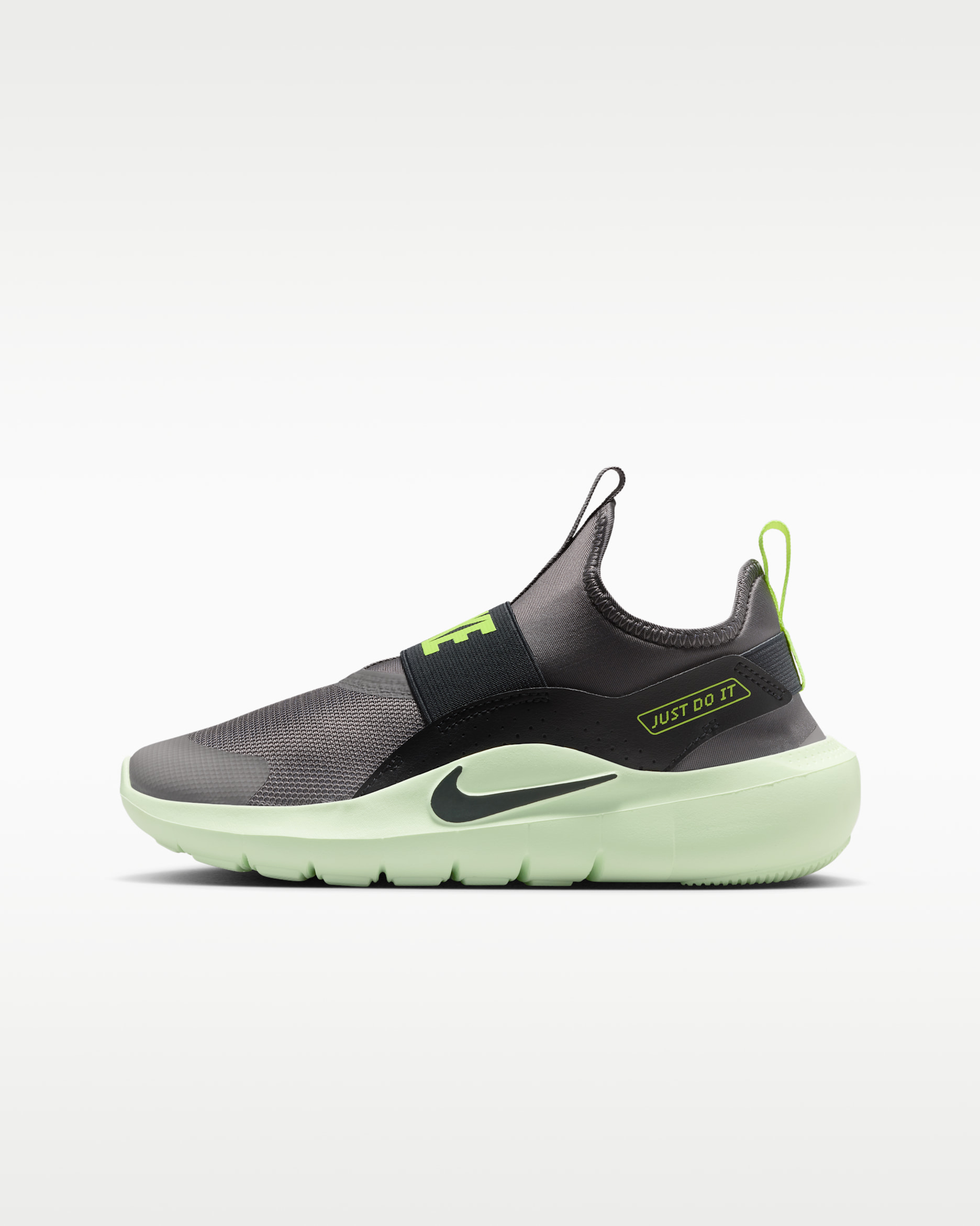 ナイキ フレックス ランナー 4 ジュニア ランニングシューズ - ペンシルポイント/ブラック/ボルトアイス/アンスラサイト