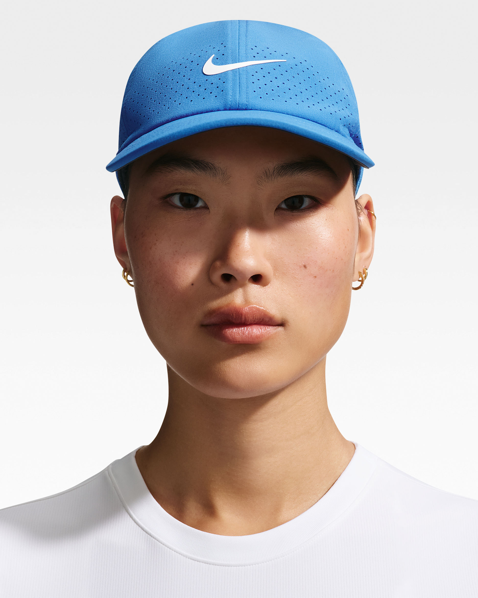 Gorra de tenis sin estructura Nike Dri-FIT ADV Club - Azul foto claro/Blanco