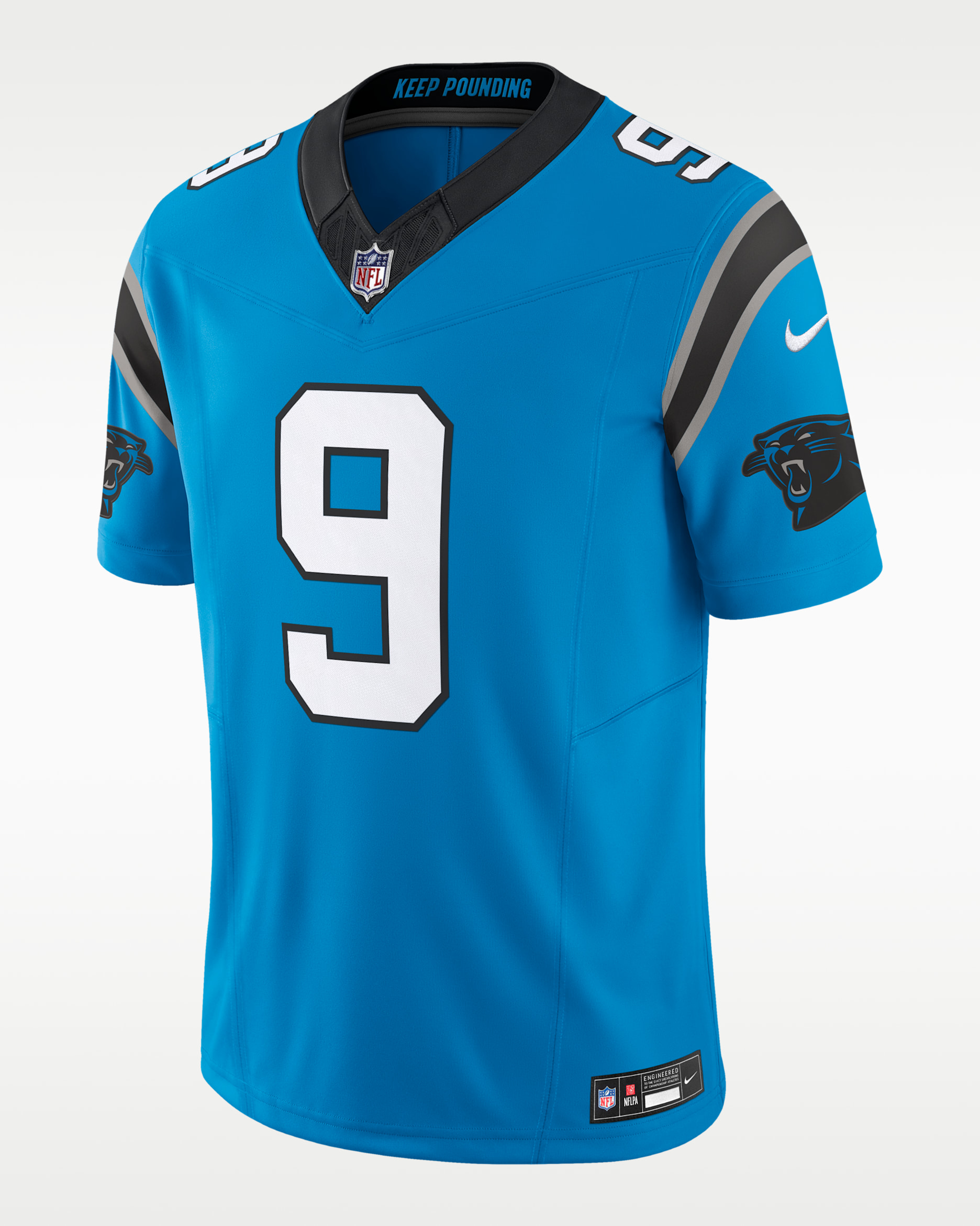 Jersey Nike Dri-FIT de la NFL Limited para hombre Bryce Young Carolina Panthers - Azul Neptuno