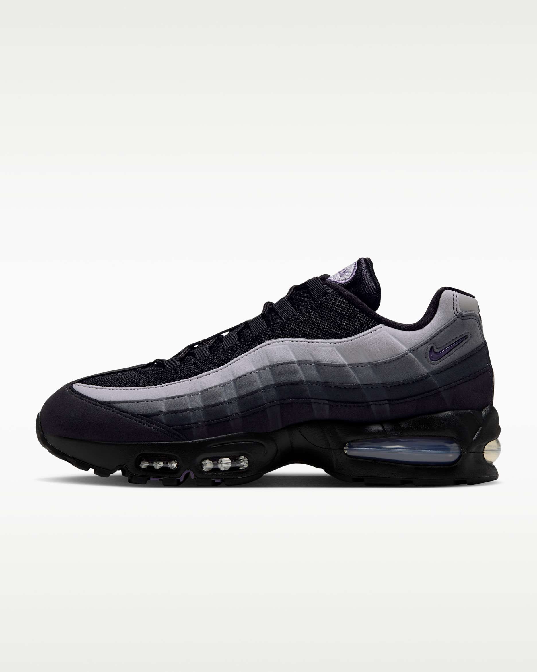 Nike Air Max 95 Big Bubble Premium Men's Shoes - Black/Dark Smoke Grey/Smoke Grey/Canyon Purple
