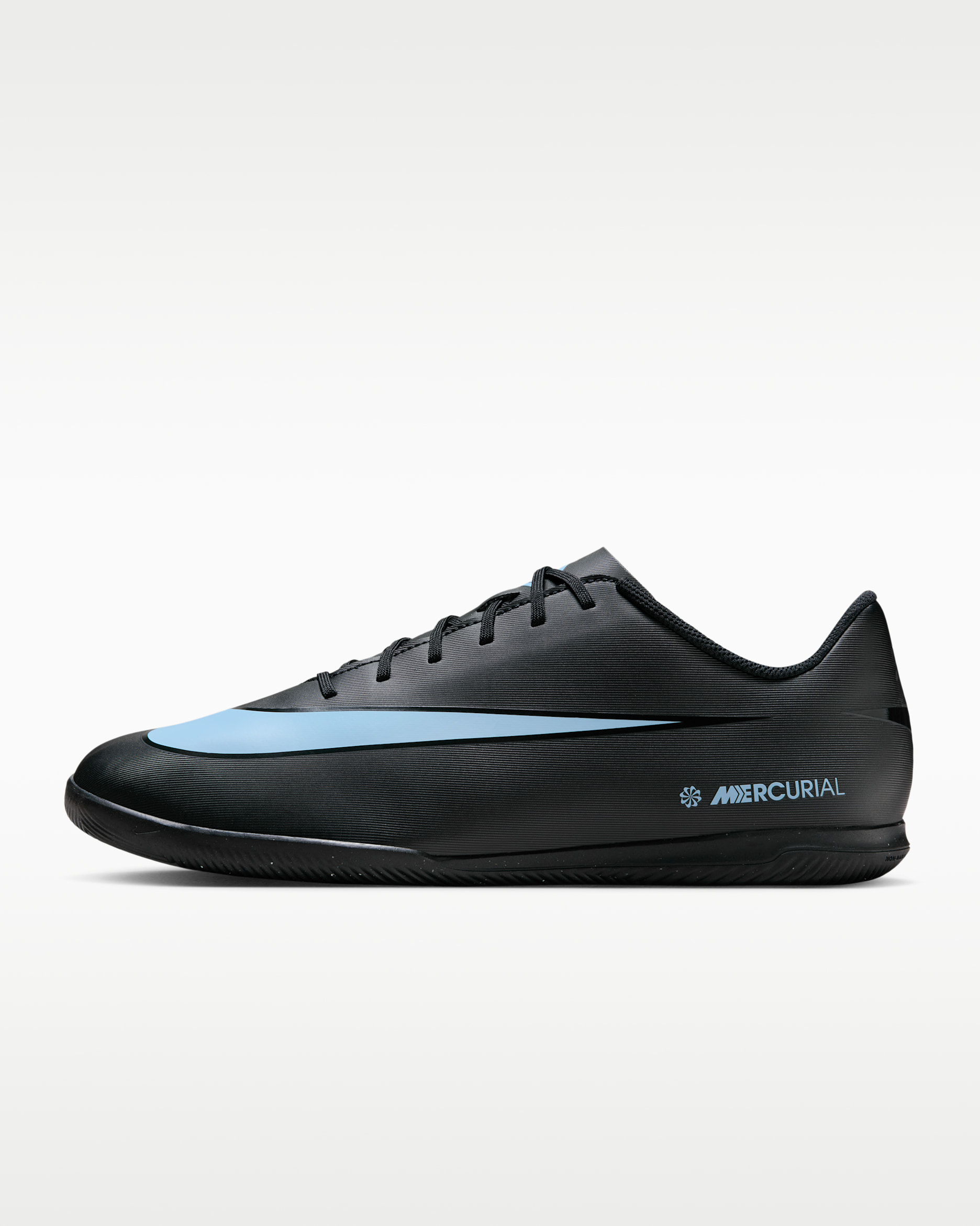 Nike Mercurial Vapor 16 Club low top zaalvoetbalschoenen - Zwart/Ice Blue
