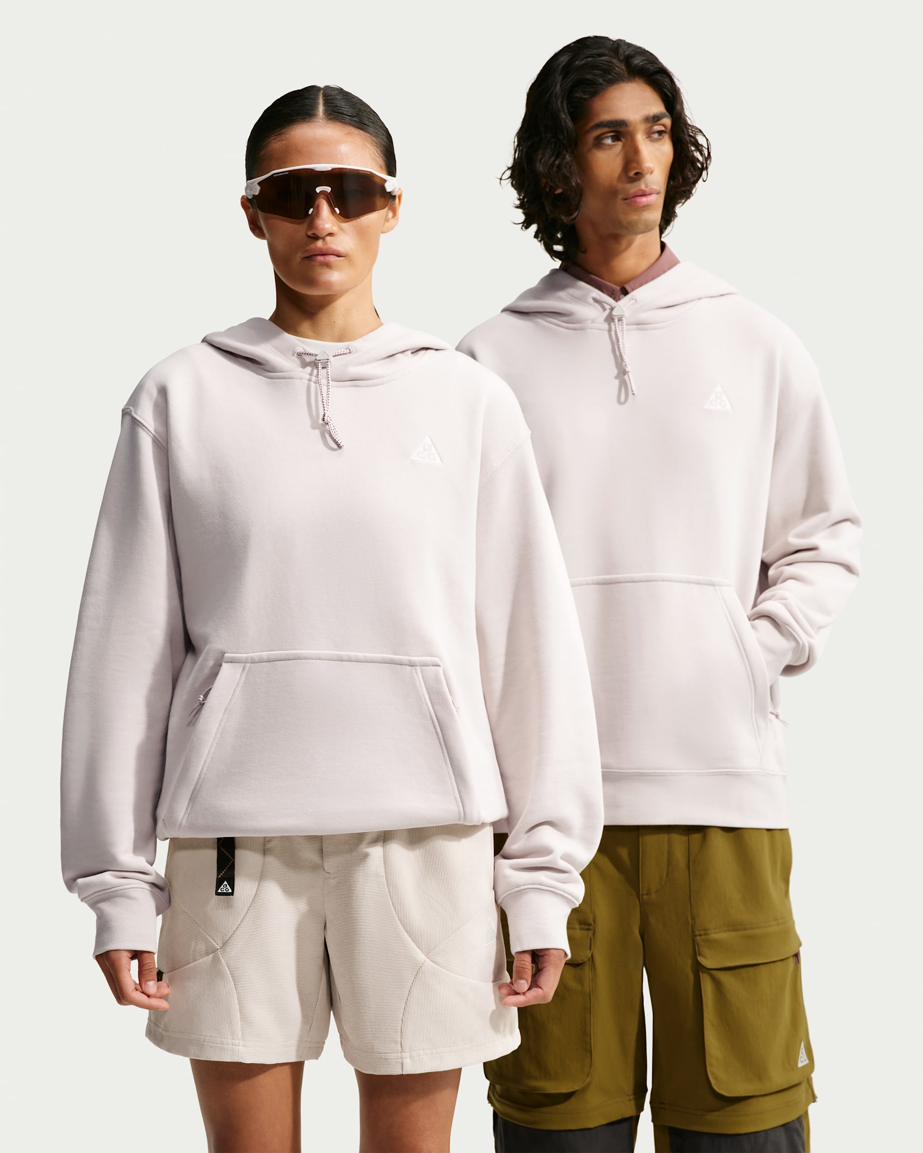 ACG 'Tuff Fleece' Dri-FIT Pullover Hoodie - Light Orewood Brown/Summit White